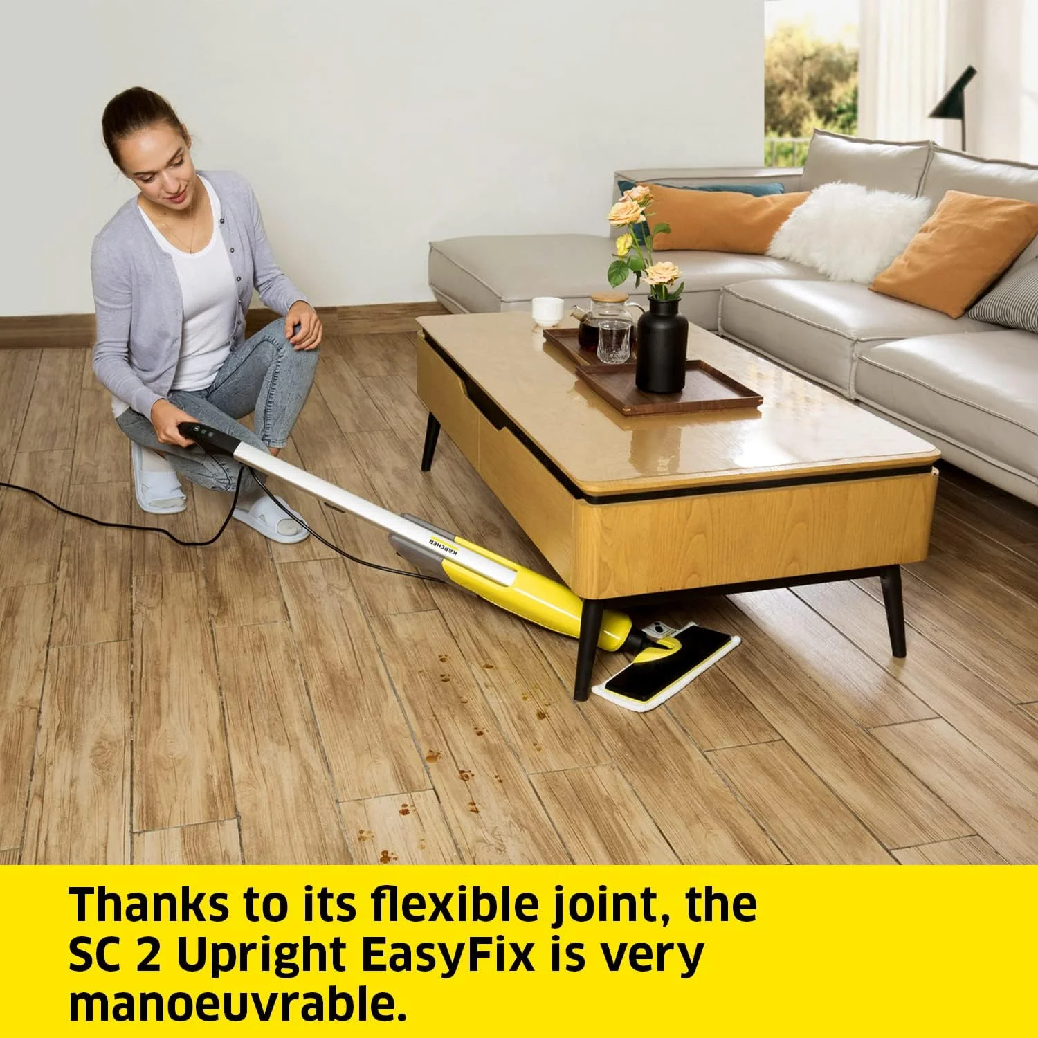 بخارشوی ایستاده کارچر SC 2 Upright EasyFix، زمان گرم شدن: 30 ثانیه، عملکرد منطقه: 50 متر مربع، مخزن: 0.4 لیتر، قدرت: 1600 وات، نازل کف، پارچه میکروفایبر و کارتریج رسوب زدایی بخارشوی ایستاده کارچر SC 2 Upright EasyFix، زمان گرم شدن: 30 ثانیه، عملکرد منطقه: 50 متر مربع، مخزن: 0.4 لیتر، قدرت: 1600 وات، نازل کف، پارچه میکروفایبر و کارتریج رسوب زدایی