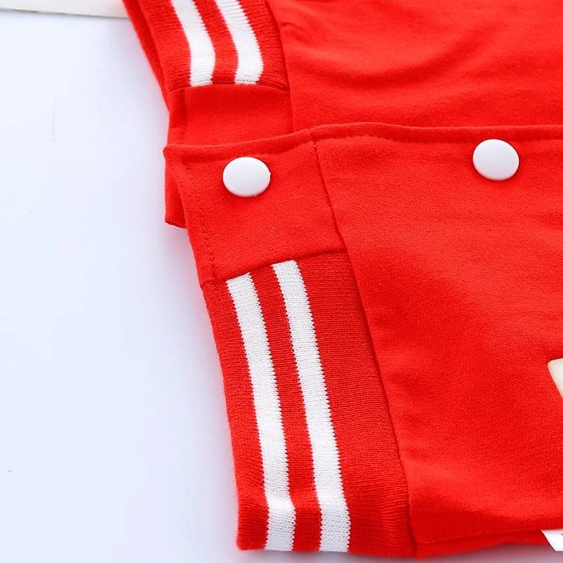 ست لباس ورزشی نوزاد YIKIURL برای پسران و دختران، شامل ژاکت بیسبال + تی شرت + شلوار، 3 تکه لباس مدرسه بچه گانه ست لباس ورزشی نوزاد YIKIURL برای پسران و دختران، شامل ژاکت بیسبال + تی شرت + شلوار، 3 تکه لباس مدرسه بچه گانه