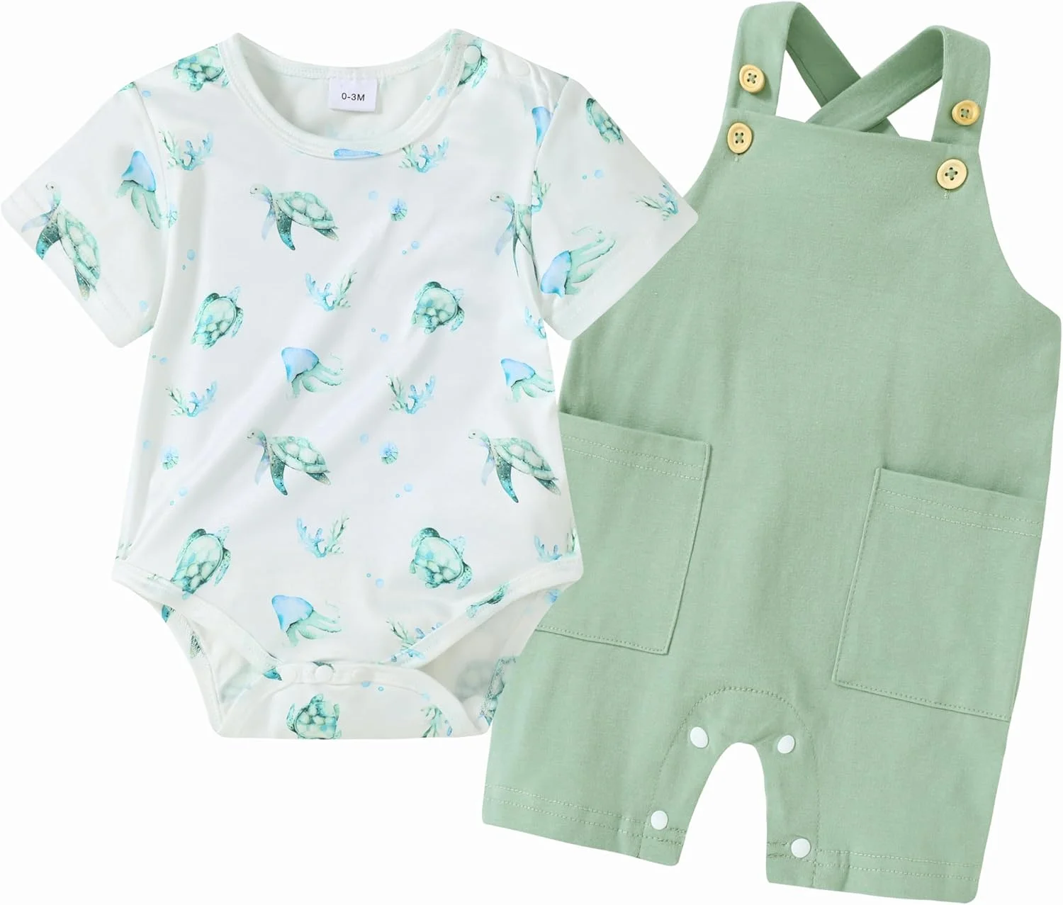 YALLET لباس پسرانه نوزادی Ya1072