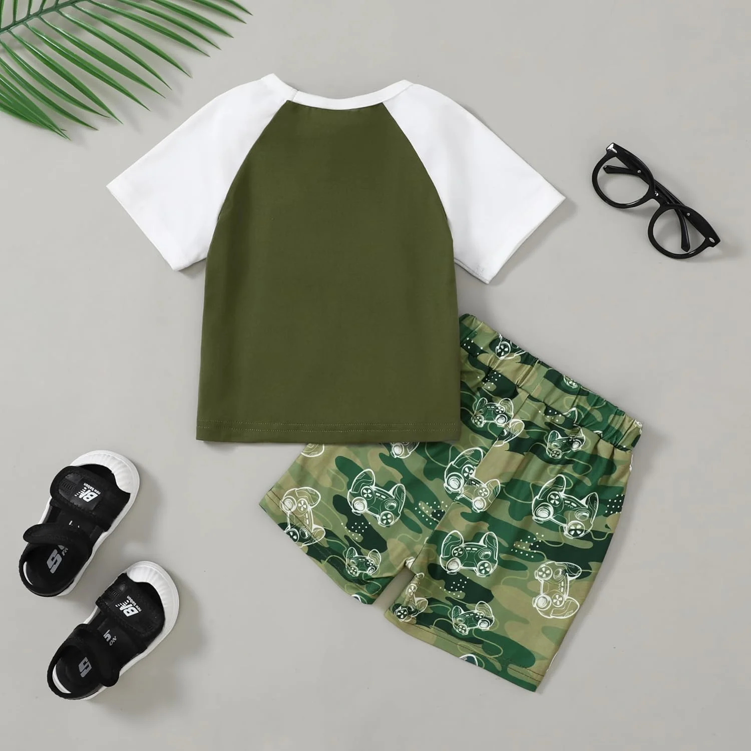 ست لباس پسرانه نوزادی YALLET، لباس جنتلمن نوزاد، شامل پیراهن رسمی + پاپیون + شورت ساسپندر، مناسب مهمانی عروسی