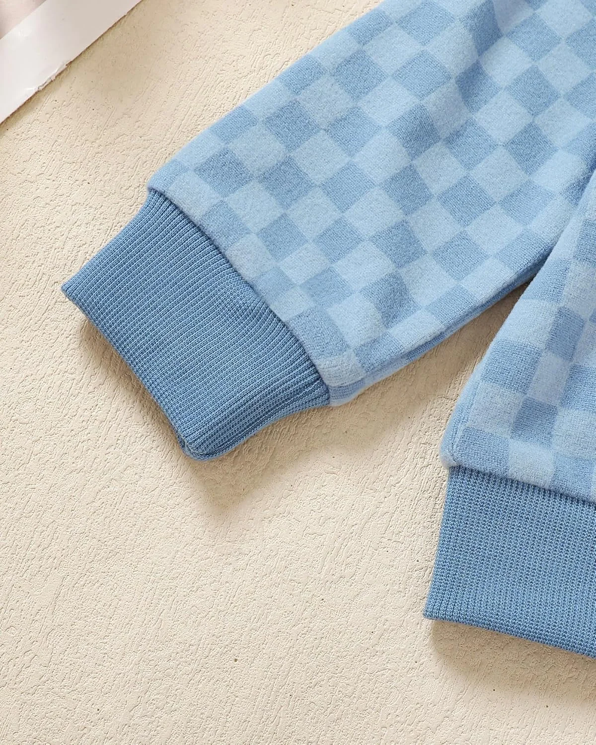 لباس دخترانه بچه گانه WESIDOM، بلوز آستین بلند چهارخانه + شلوار، ست لباس گرم پاییزی و زمستانی