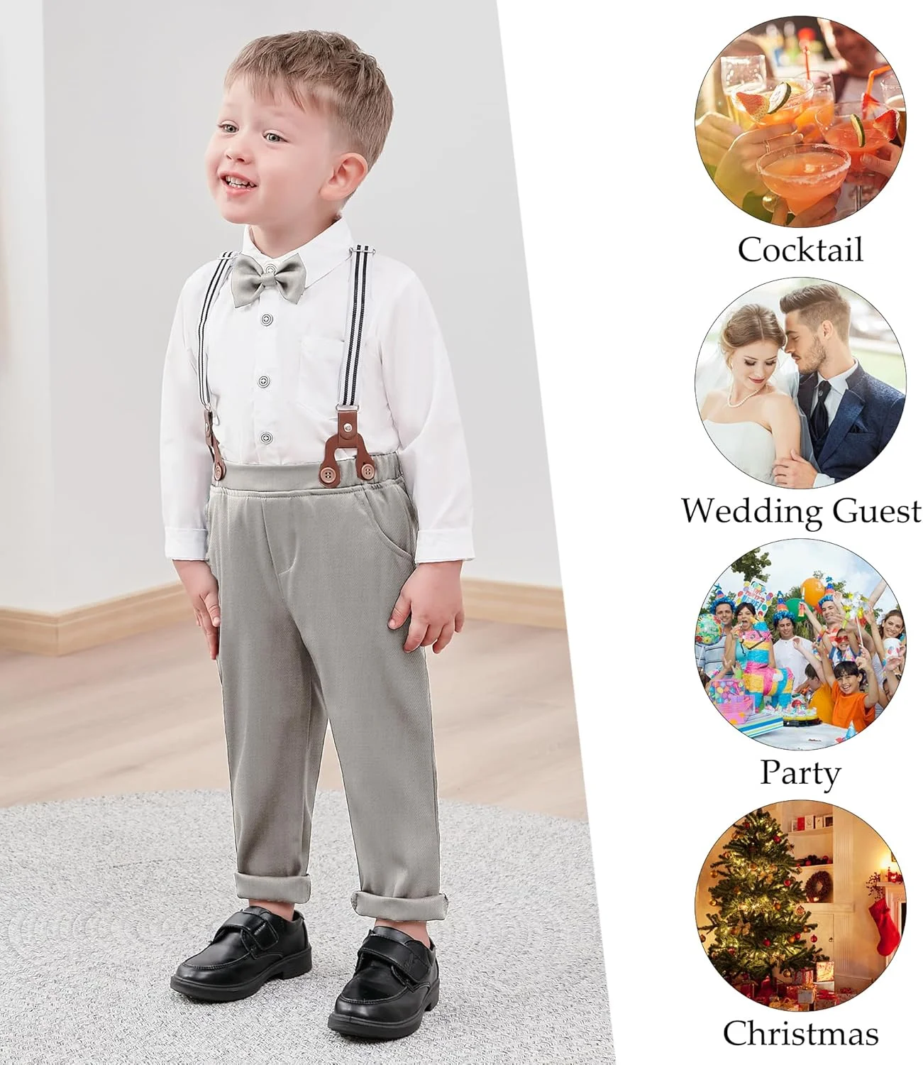 لباس پسرانه مجلسی WESIDOM مدل Kn1086 (بسته 6 عددی)