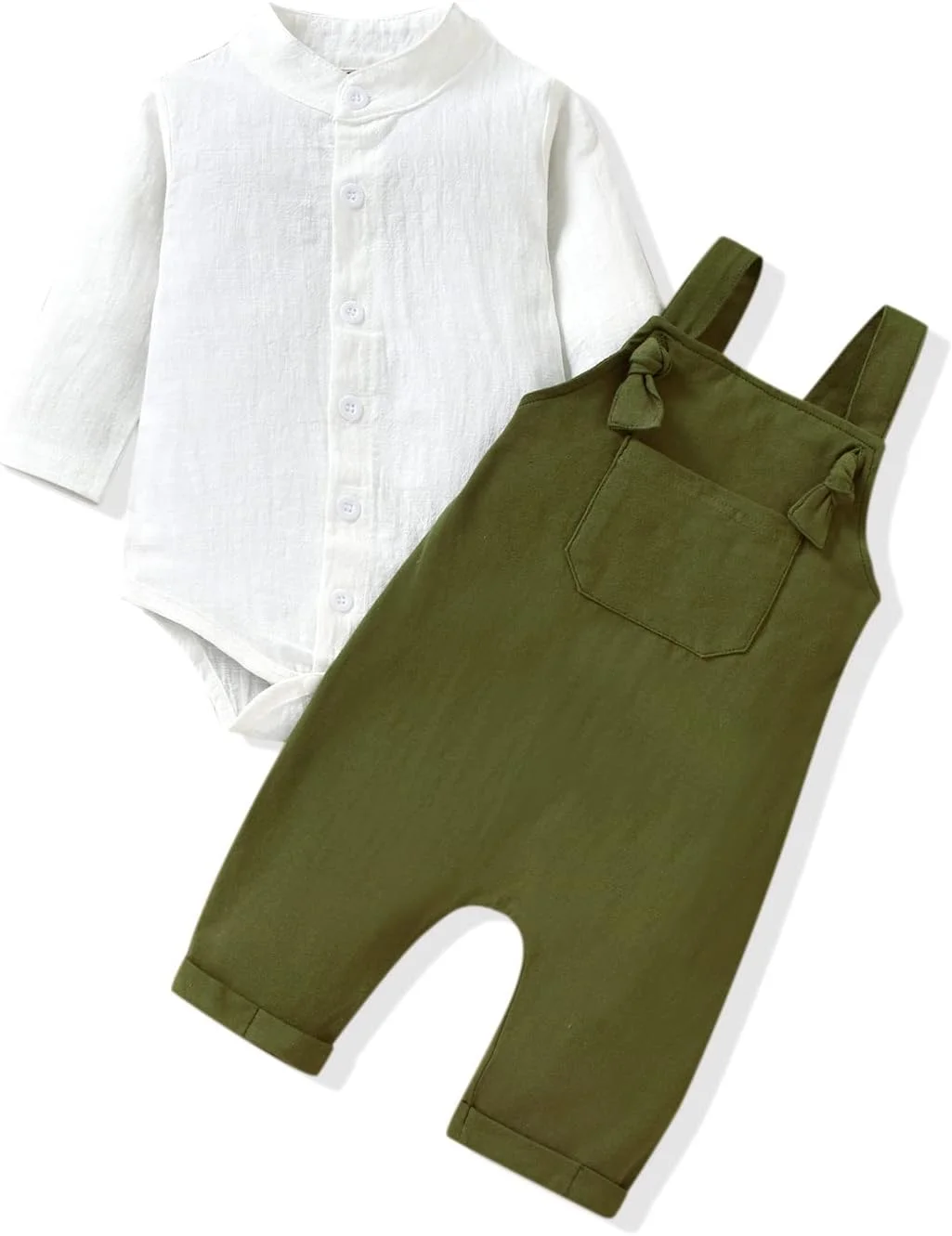 لباس سرهمی پسرانه نوزادی Unutiylo مدل جنتلمن