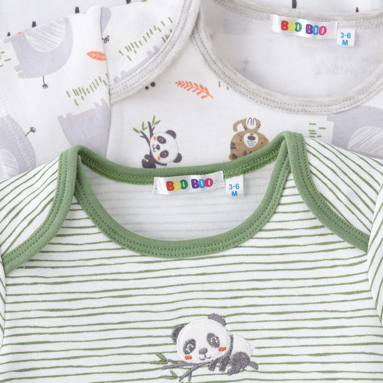 لباس زیر دکمه دار 3 عددی طرح جنگل BooBoo Kids