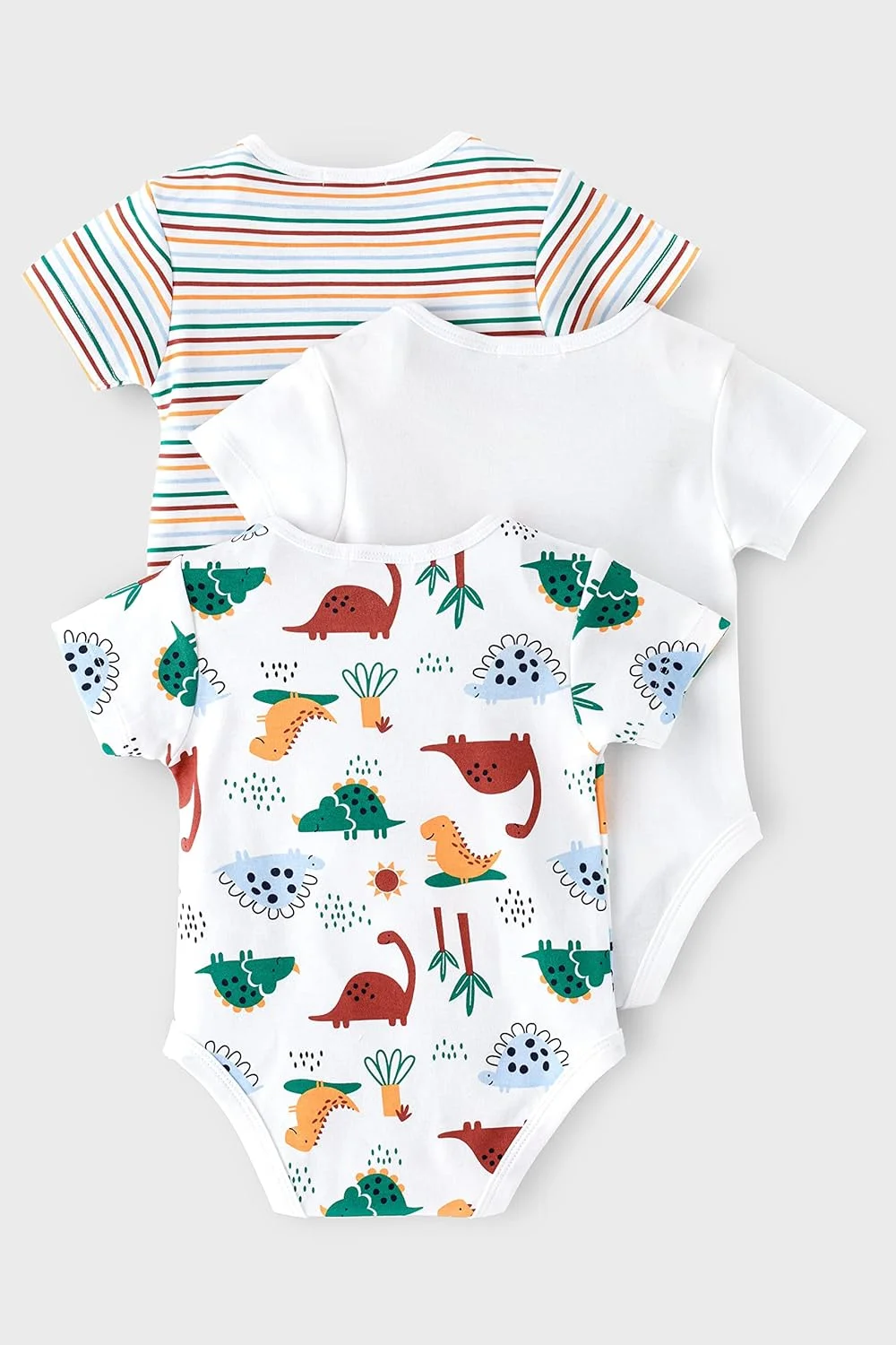 لباس زیر دکمه دار 3 عددی طرح دایناسور و درخت بو بو کیدز لباس زیر دکمه دار 3 عددی طرح دایناسور و درخت بو بو کیدز