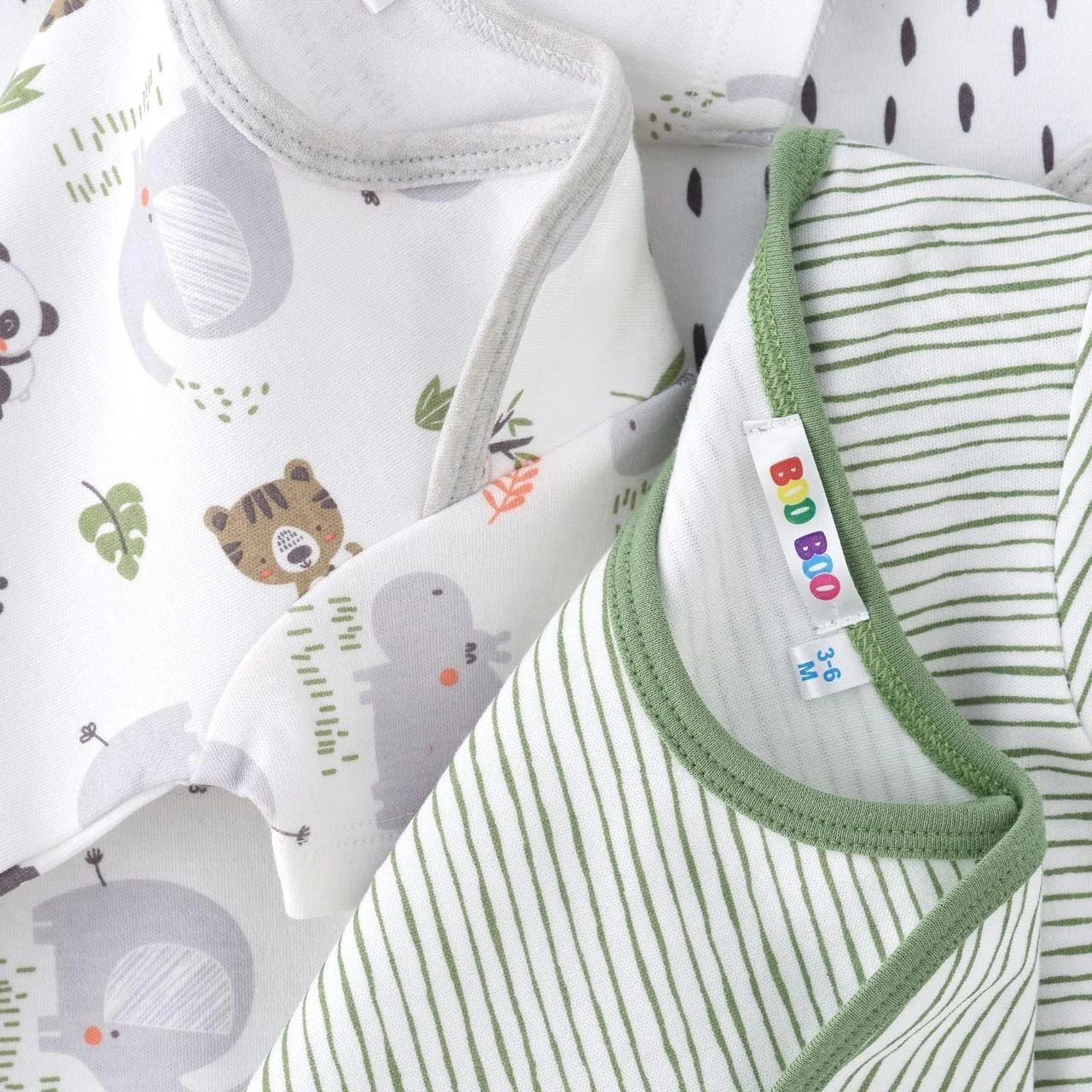 لباس زیر دکمه دار 3 عددی طرح جنگل BooBoo Kids