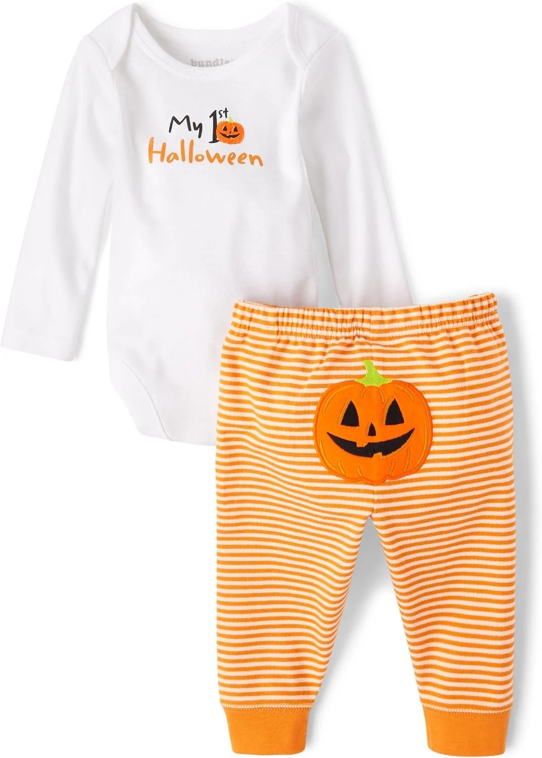 ست لباس نوزادی دوتکه The Children's Place شامل بادی آستین بلند و شلوار