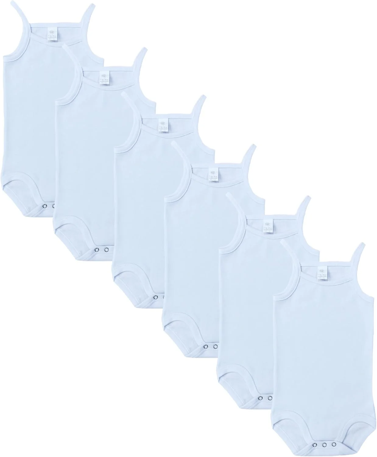 ست 6 تکه بادی زیرپوش نوزادی دخترانه barbtoz، پنبه 100% سفید ست 6 تکه بادی زیرپوش نوزادی دخترانه barbtoz، پنبه 100% سفید