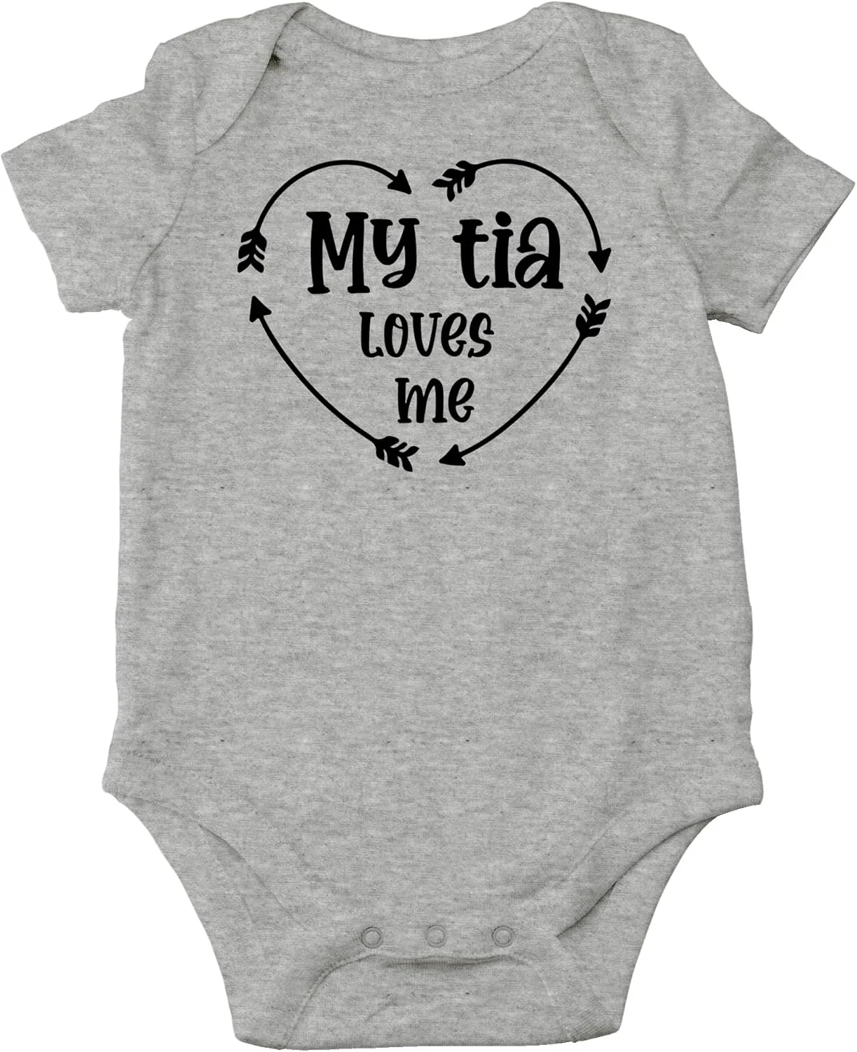 CBTwear تیا من عاشق من است - لباس نوزاد - لباس های خنده دار بادی نوزادی برای پسران و دختران CBTwear تیا من عاشق من است - لباس نوزاد - لباس های خنده دار بادی نوزادی برای پسران و دختران