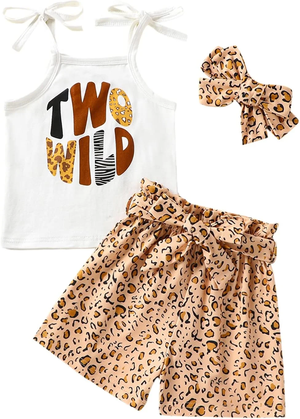 لباس تولد دخترانه CHAUKAREAUL طرح Wild 1-5، تیشرت آستین کوتاه، بادی، شلوار دمپا گشاد پلنگی لباس تولد دخترانه CHAUKAREAUL طرح Wild 1-5، تیشرت آستین کوتاه، بادی، شلوار دمپا گشاد پلنگی