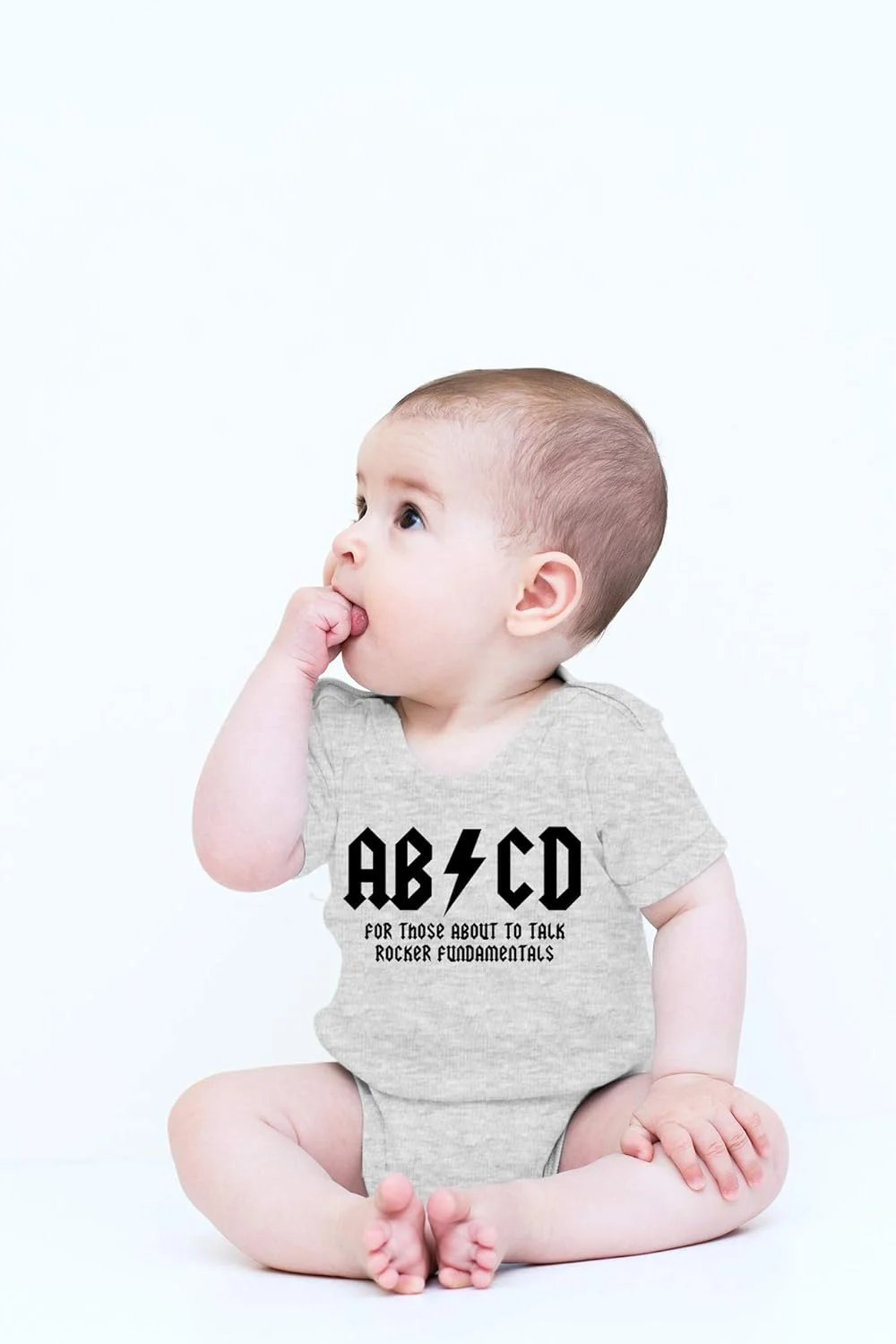 CBTwear ABCD - لباس رامپر خنده دار کودکانه با طرح موسیقی AC، لباس نوزادی بامزه و جدید CBTwear ABCD - لباس رامپر خنده دار کودکانه با طرح موسیقی AC، لباس نوزادی بامزه و جدید