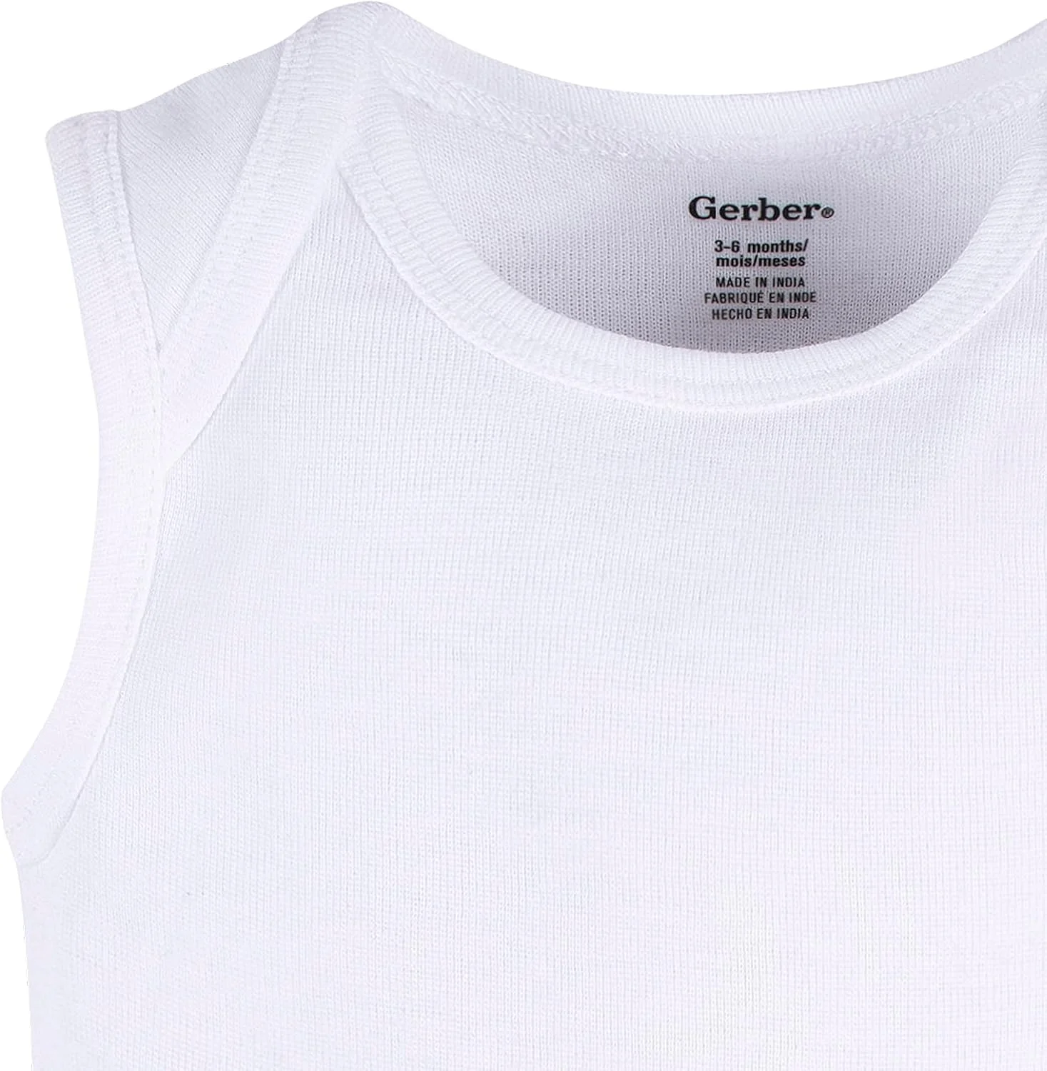 لباس زیر دکمه دار نوزادی بدون آستین Gerber، بسته 5 عددی، تاپ رکابی نوزاد و کودک نوپا لباس زیر دکمه دار نوزادی بدون آستین Gerber، بسته 5 عددی، تاپ رکابی نوزاد و کودک نوپا