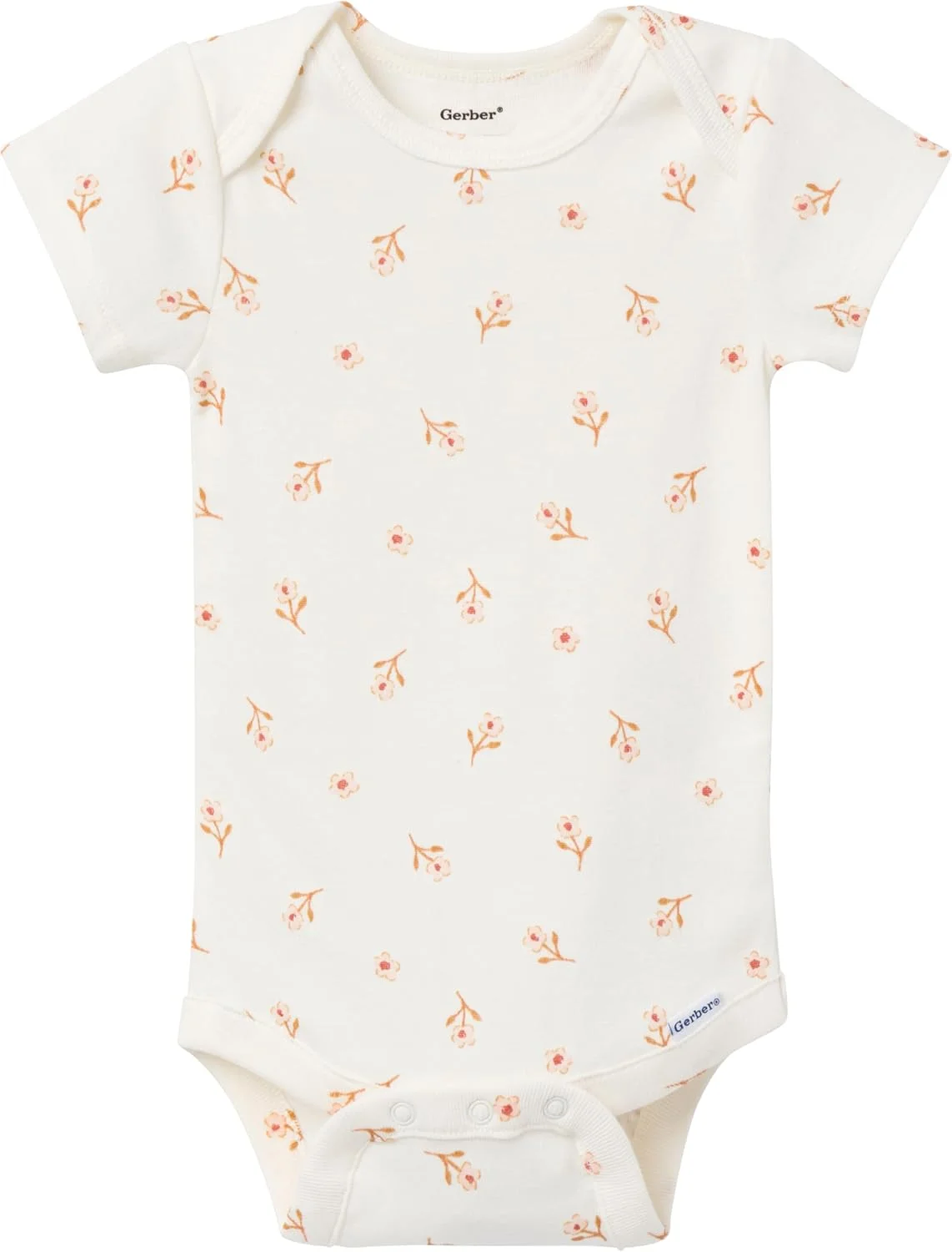 لباس زیر دکمه دار نوزاد унисекс Gerber (آستین کوتاه و بلند) بسته 6 عددی لباس زیر دکمه دار نوزاد унисекс Gerber (آستین کوتاه و بلند) بسته 6 عددی