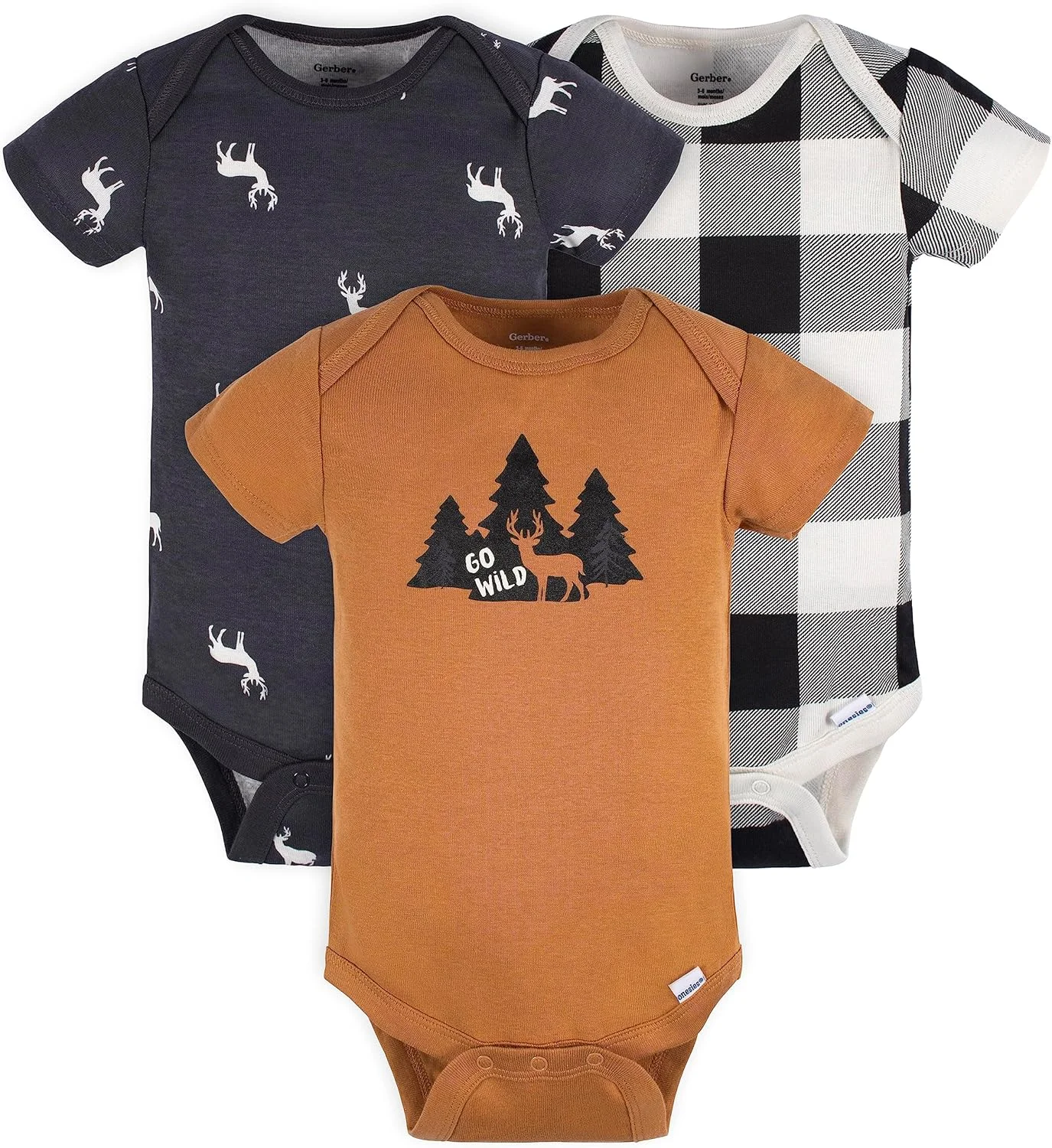 ست هدیه 12 تکه لباس نوزادی دخترانه و پسرانه Gerber، ست لباس 12 تکه (بسته 12 عددی)