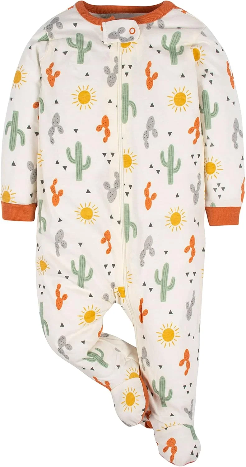 لباس خواب دو تکه دخترانه Gerber مدل Sleep 'N Play برای نوزادان و کودکان نوپا