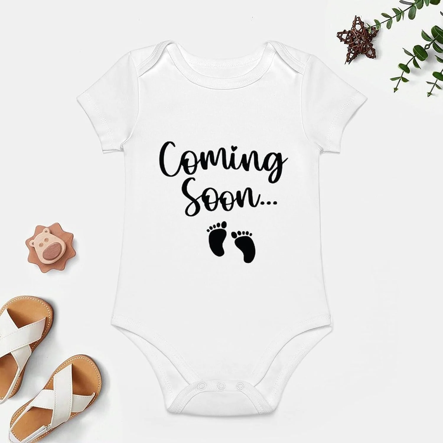 لباس نوزادی با طرح "اولین نوه"، لباس رامپر نوزادی، لباس آستین کوتاه نوزاد لباس نوزادی با طرح "اولین نوه"، لباس رامپر نوزادی، لباس آستین کوتاه نوزاد