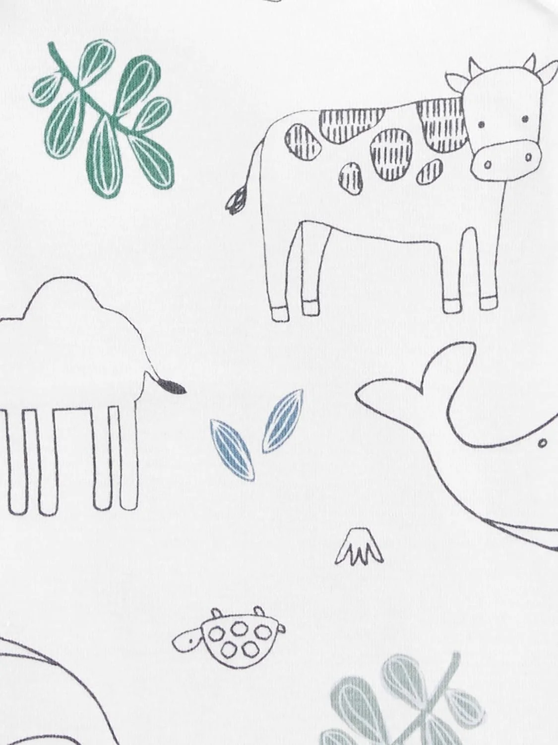 بادی آستین کوتاه نوزادی ساده و شاد کارترز، بسته های چندتایی