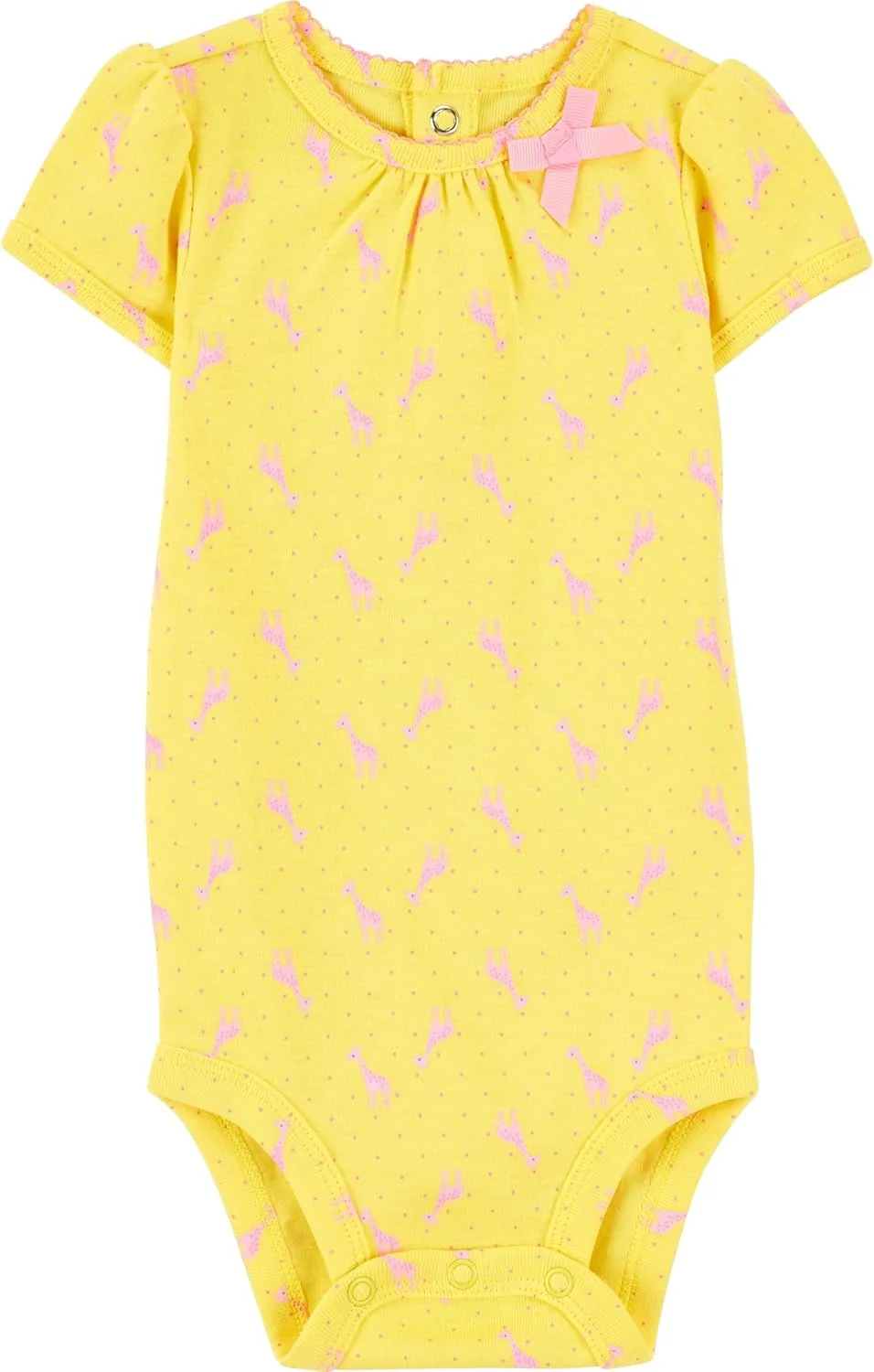 بادی آستین کوتاه نوزادی دخترانه Simple Joys by Carter's بسته 6 عددی بادی آستین کوتاه نوزادی دخترانه Simple Joys by Carter's بسته 6 عددی