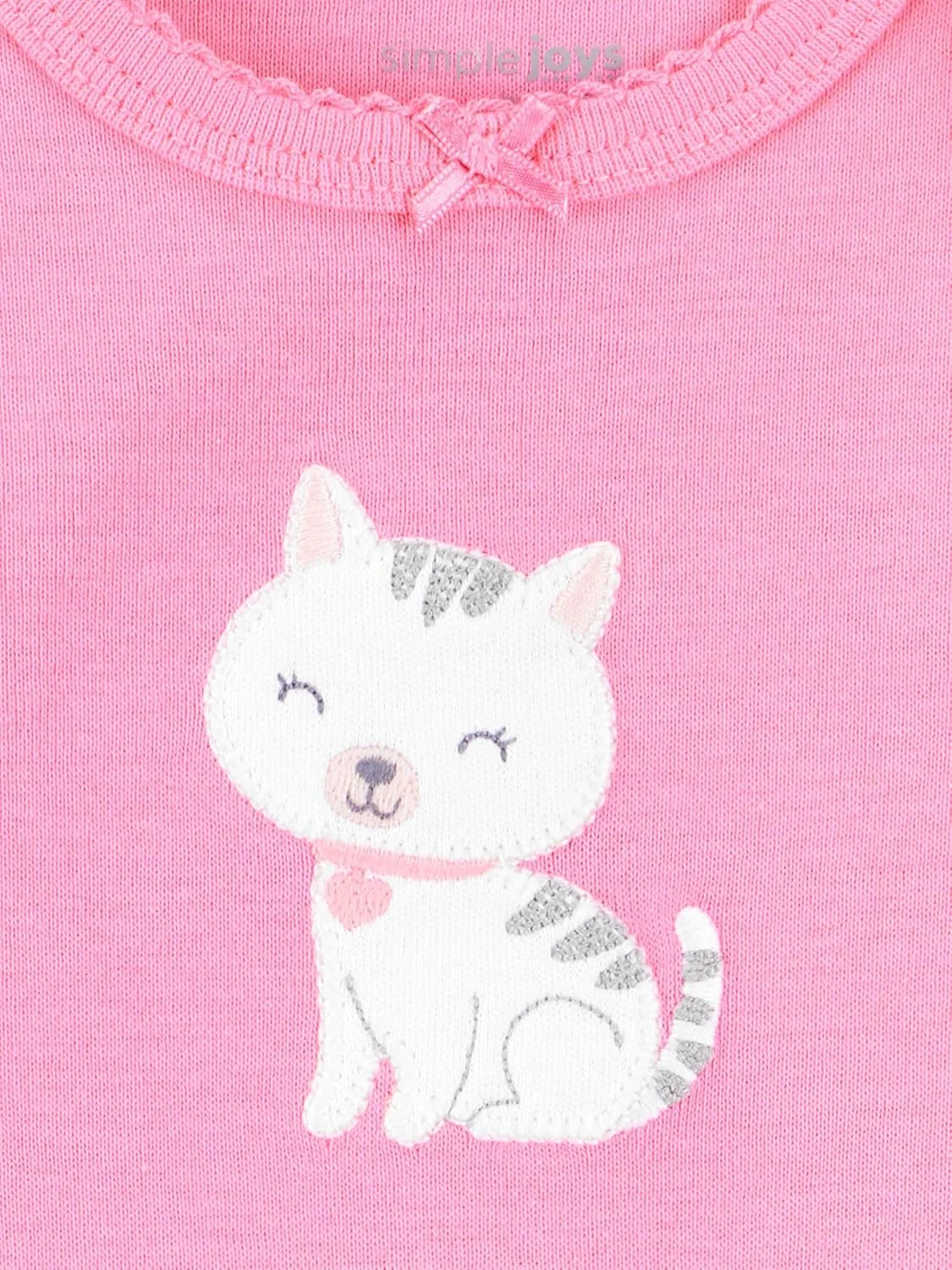 بادی آستین کوتاه نوزادی دخترانه Simple Joys by Carter's بسته 6 عددی بادی آستین کوتاه نوزادی دخترانه Simple Joys by Carter's بسته 6 عددی