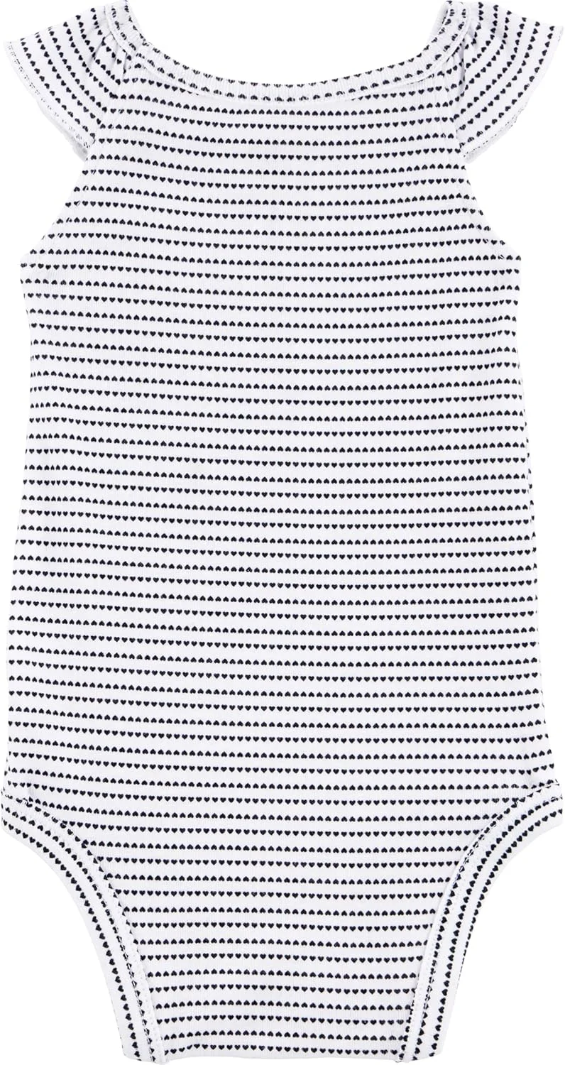 بادی آستین حلقه ای نوزادی کارترز بسته 6 عددی