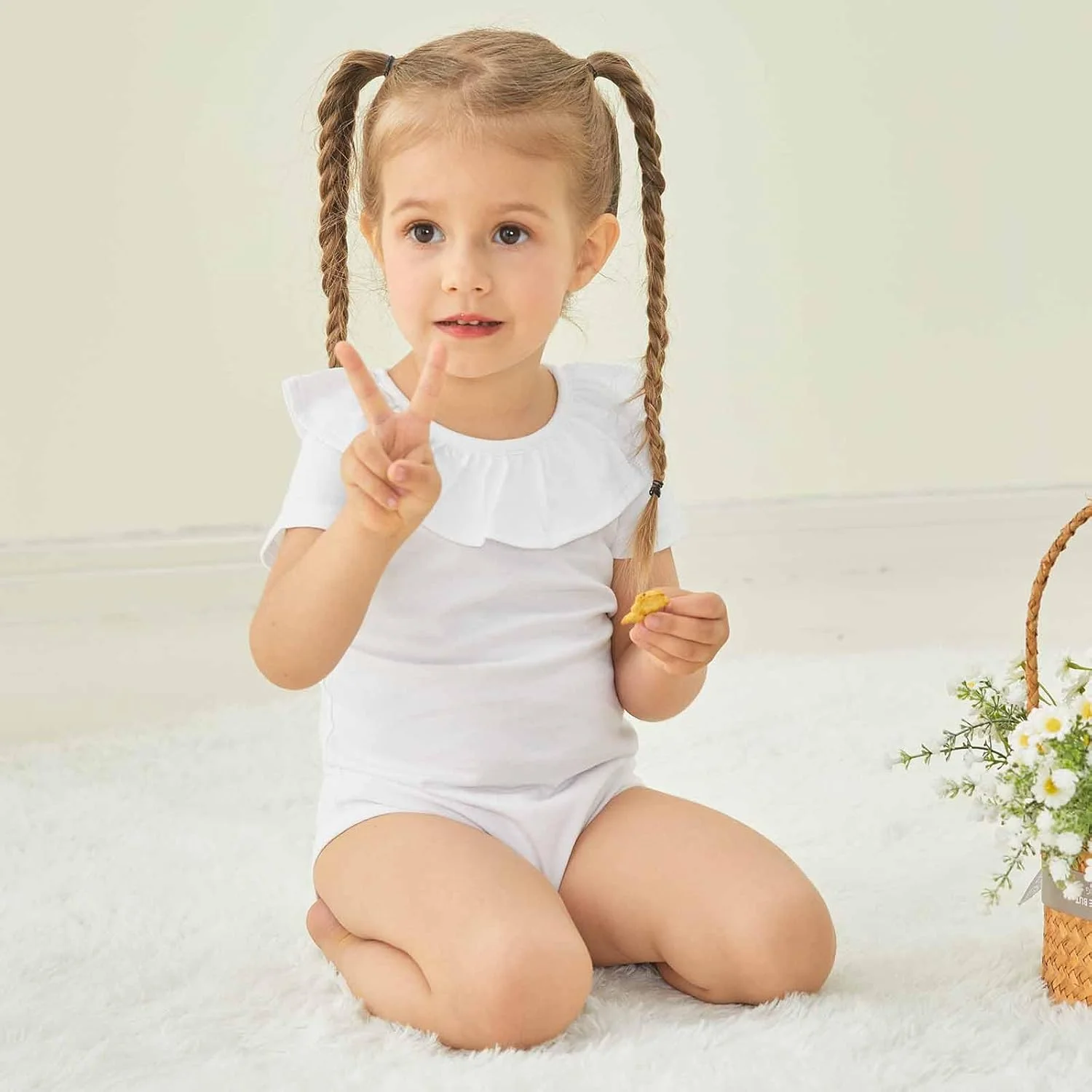 ست سه تکه سرهمی نوزادی پسرانه Pureborn طرح صلیب نقره‌ای-سفید