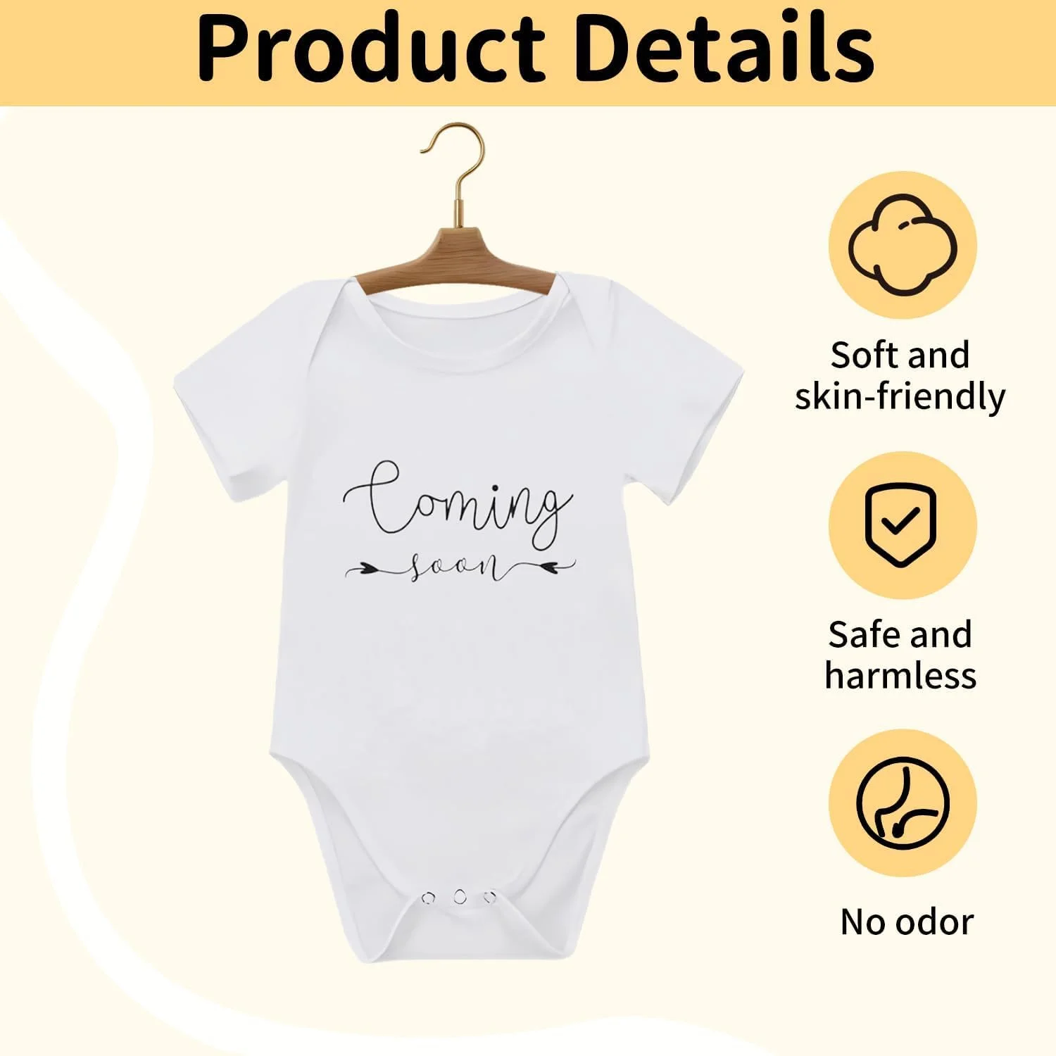 بادی نوزادی طرح اعلام بارداری، لباس نوزادی униsex "به زودی"، هدیه اعلام بارداری، ایدههای اعلام بارداری برای پدر یا پدربزرگ بادی نوزادی طرح اعلام بارداری، لباس نوزادی униsex "به زودی"، هدیه اعلام بارداری، ایدههای اعلام بارداری برای پدر یا پدربزرگ