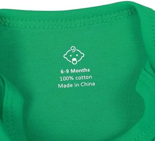 بادی نوزادی унисекс OPAWO، جلیقه پنبه ای آستین بلند/کوتاه، لباس نوزادی برای پسران و دختران 0-24 ماه، بسته 3 عددی