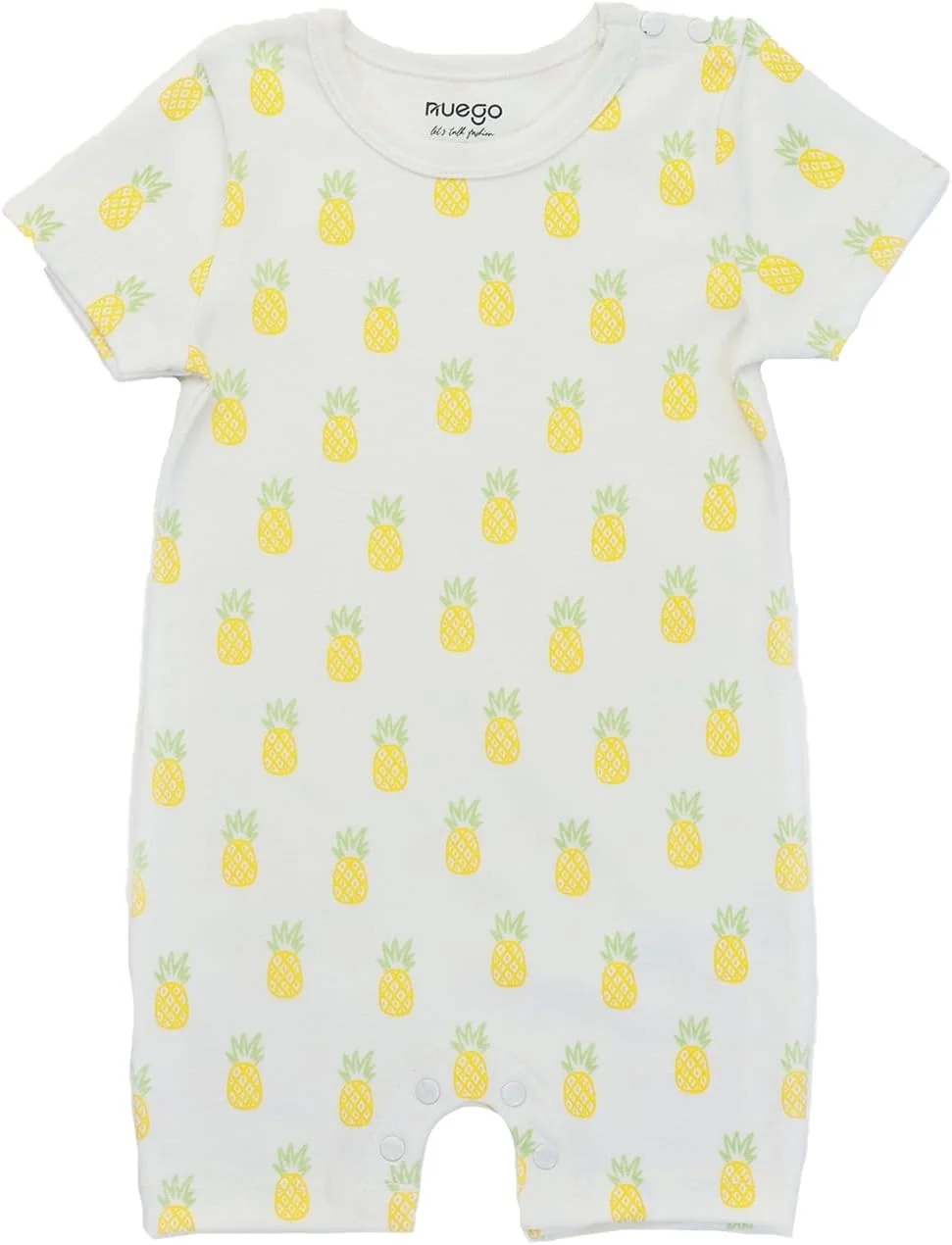 رامپرهای نخی خالص Nuego برای نوزادان دختر، بادی آستین کوتاه نرم برای نوزاد تازه متولد شده، لباس خواب چاپی میوه ای زیبا، ست رامپر بادی مناسب برای نوزادان 0-24 ماه - ست 2 عددی رامپرهای نخی خالص Nuego برای نوزادان دختر، بادی آستین کوتاه نرم برای نوزاد تازه متولد شده، لباس خواب چاپی میوه ای زیبا، ست رامپر بادی مناسب برای نوزادان 0-24 ماه - ست 2 عددی