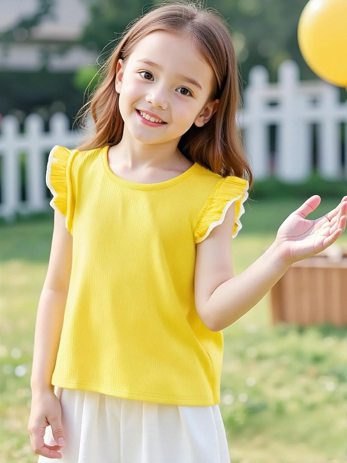 ZFZDRen بلوز بافتنی دخترانه بدون آستین و طرح دار، مناسب کودکان 18 ماهه تا 5 ساله