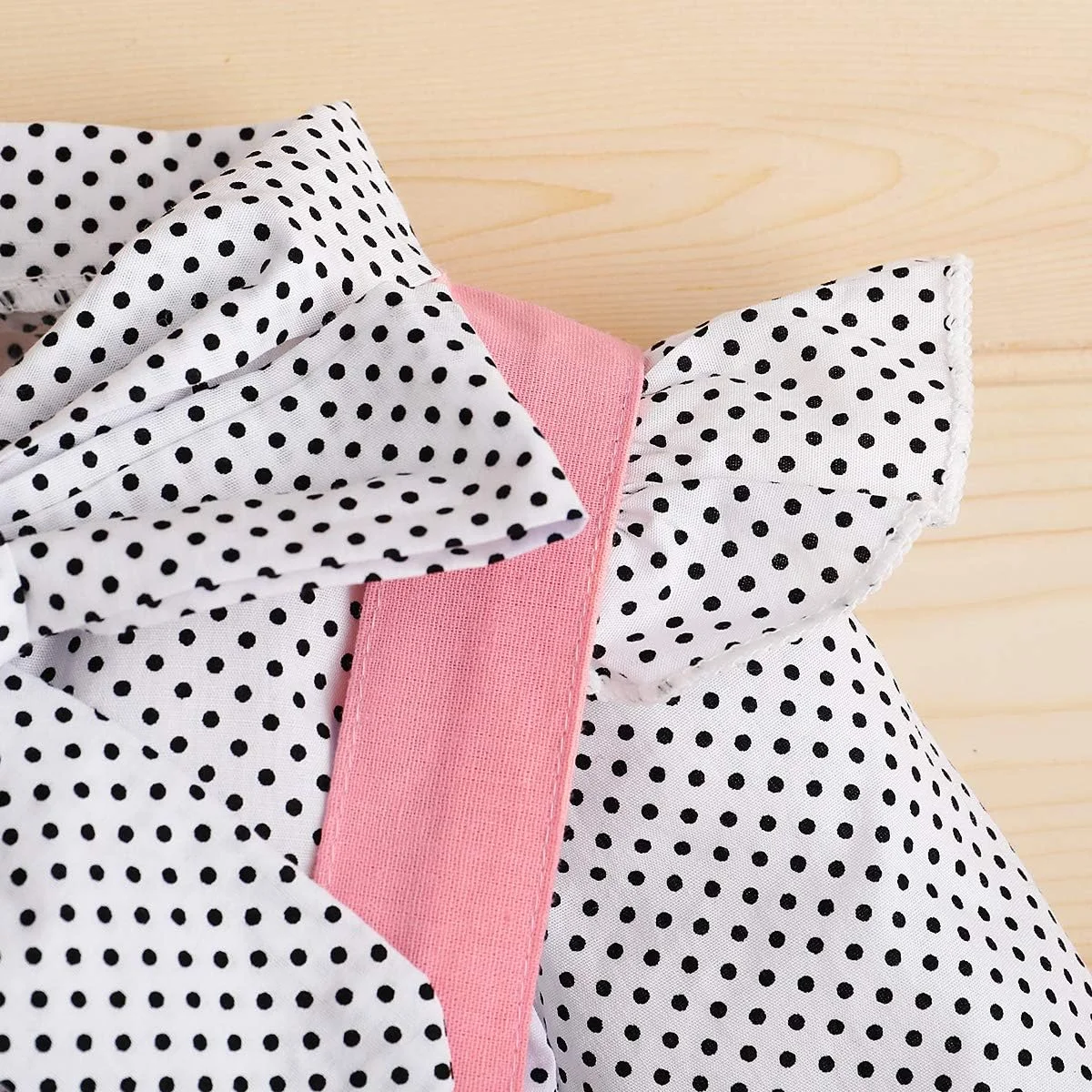 ست لباس دخترانه نوپا 1-4 سال شامل پیراهن آستین بلند، دامن پیشبندی و هدبند، لباس فرم مدرسه