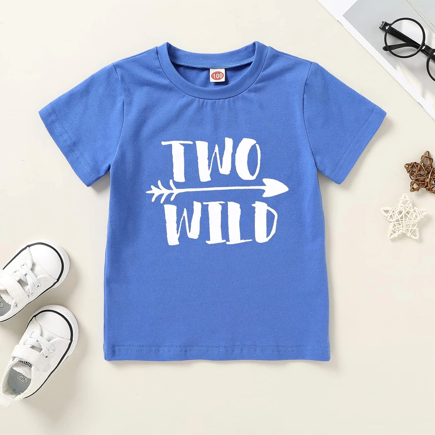 تی شرت تولد دو سالگی پسرانه دخترانه طرح Two Wild، بلوز لباس تولد دو سالگی