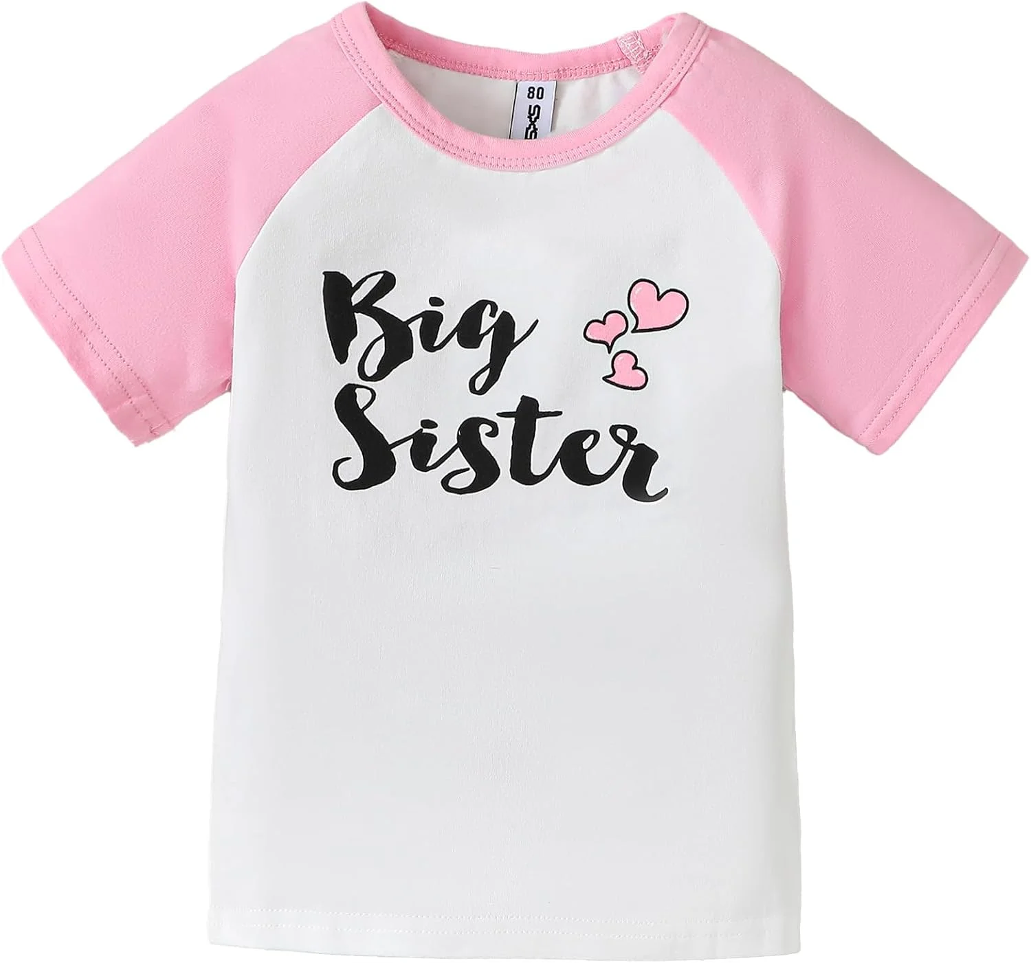 تی شرت خواهر بزرگ برای نوزاد دختر، تیشرت های اعلام خواهر بزرگ