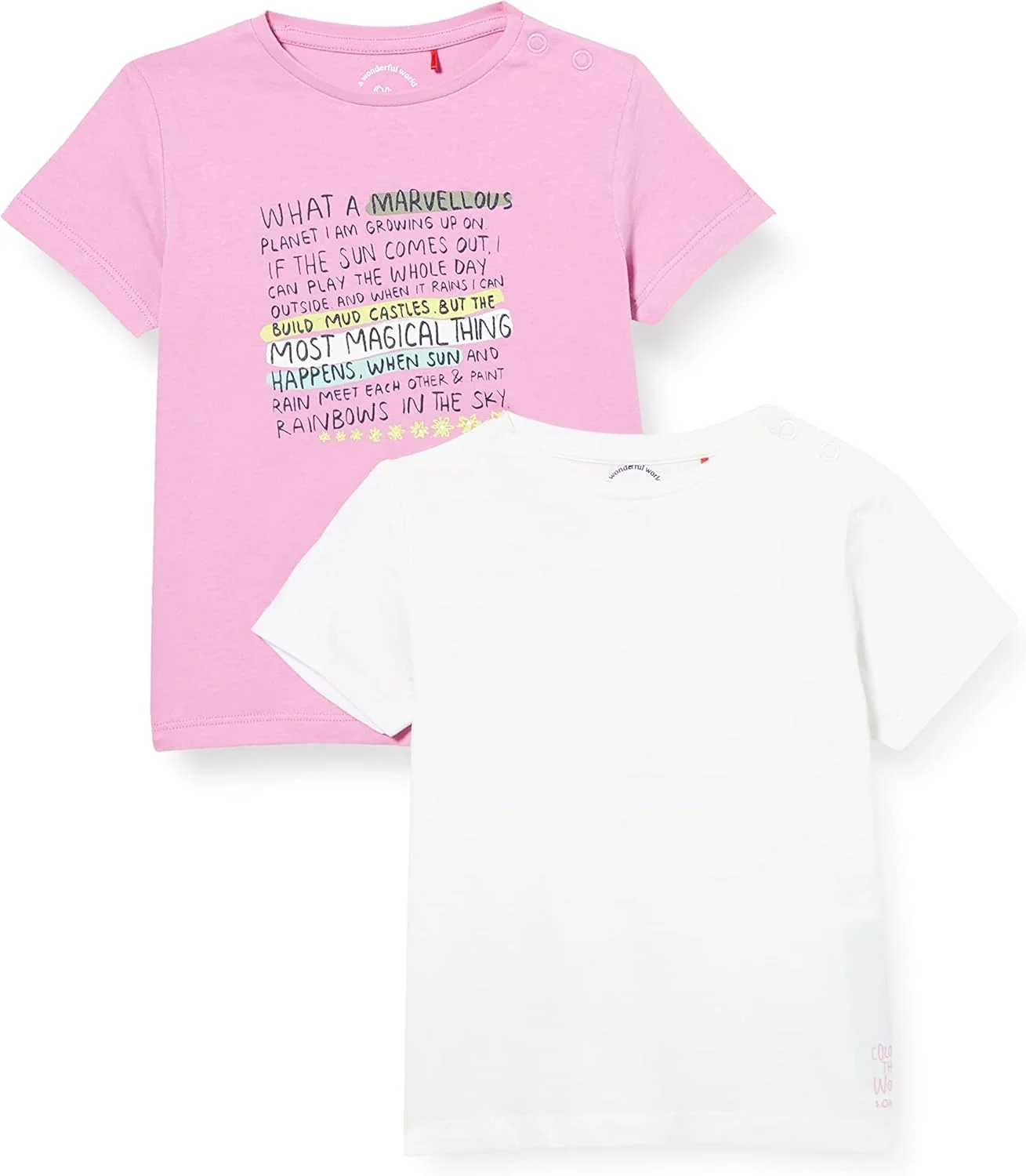 تی شرت دخترانه نوزادی s.Oliver مدل 405.10.204.12.130.2117809