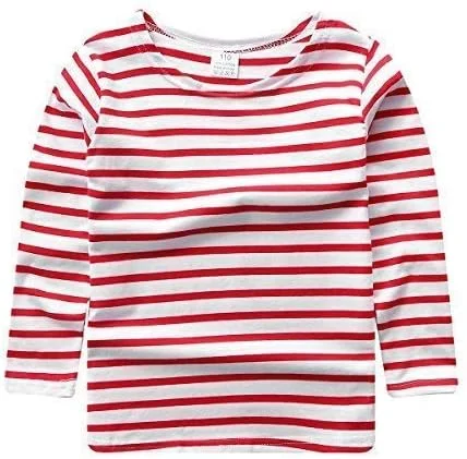 تی شرت آستین بلند راه راه پسرانه و دخترانه مناسب فصل بهار، پاییز و زمستان