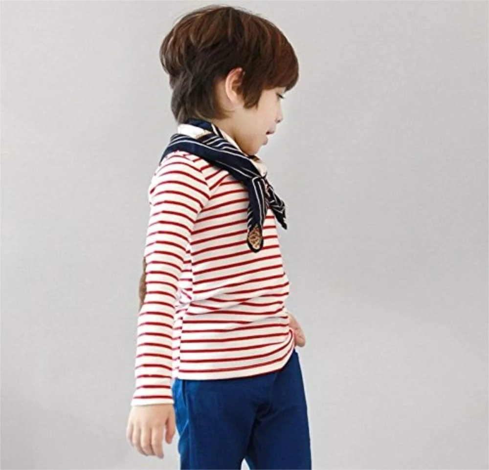 تی شرت آستین بلند راه راه پسرانه و دخترانه مناسب فصل بهار، پاییز و زمستان