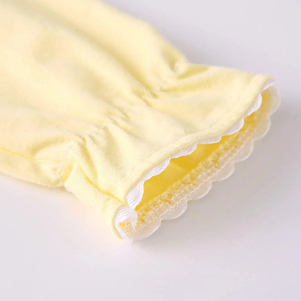 بلوز آستین بلند دخترانه RUKOSU، رنگ ثابت، یقه عروسکی، تی شرت نخی مناسب کودکان نوپا، زرد 2-3 سال بلوز آستین بلند دخترانه RUKOSU، رنگ ثابت، یقه عروسکی، تی شرت نخی مناسب کودکان نوپا، زرد 2-3 سال