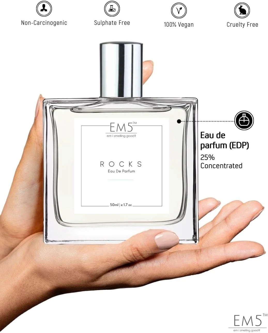 عطر унисекс EM5™ Rocks | کهربایی معطر گرم و تند | اسپری ادو پرفیوم برای مردان و زنان | رایحه قوی و ماندگار | هدیه لوکس برای او و او عطر унисекс EM5™ Rocks | کهربایی معطر گرم و تند | اسپری ادو پرفیوم برای مردان و زنان | رایحه قوی و ماندگار | هدیه لوکس برای او و او