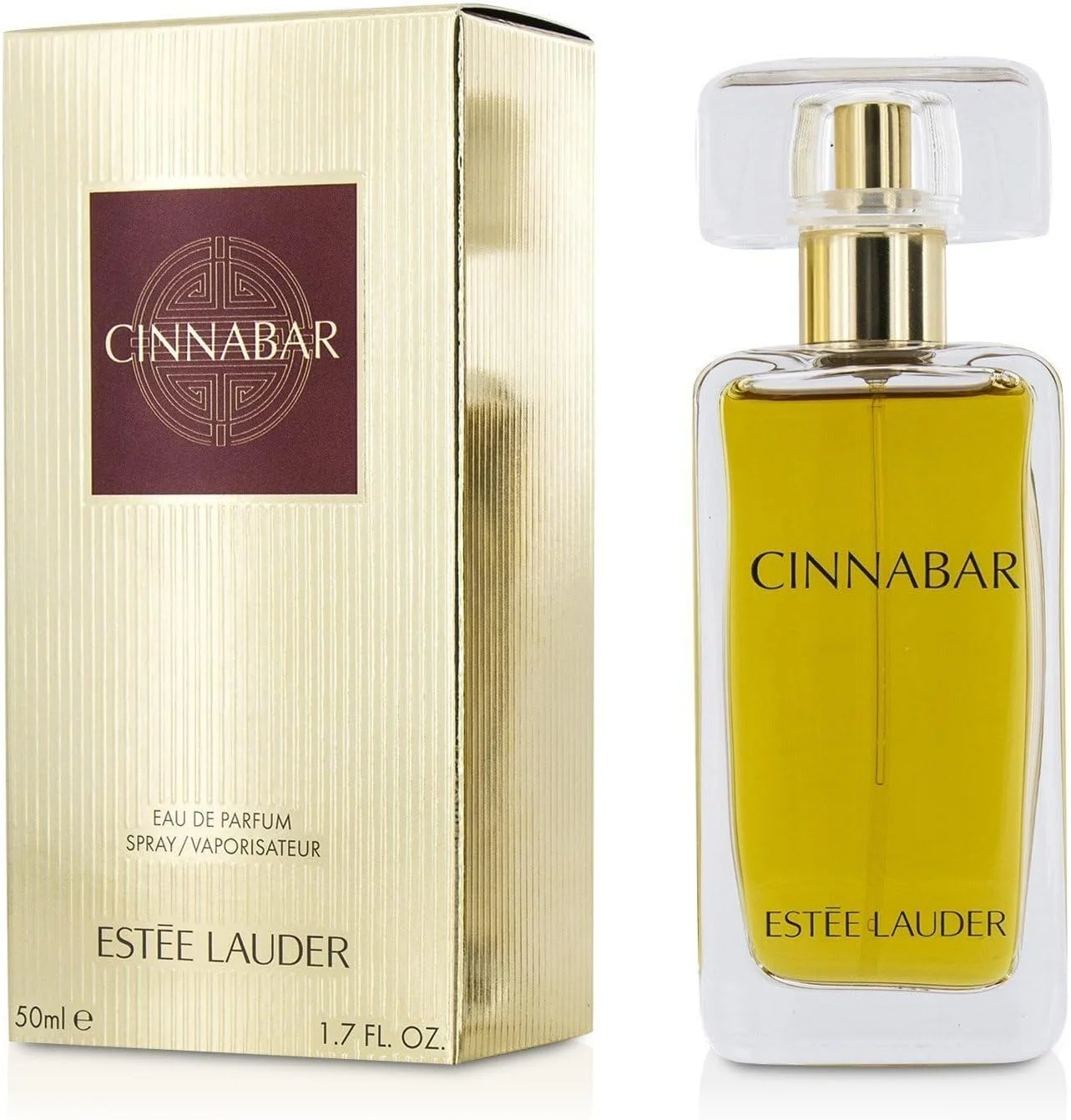ادو پرفیوم اسپری زنانه استی لادر Cinnabar با رایحه یاس، شکوفه پرتقال و میخک | عطر زنانه، 1.7 Fl Oz