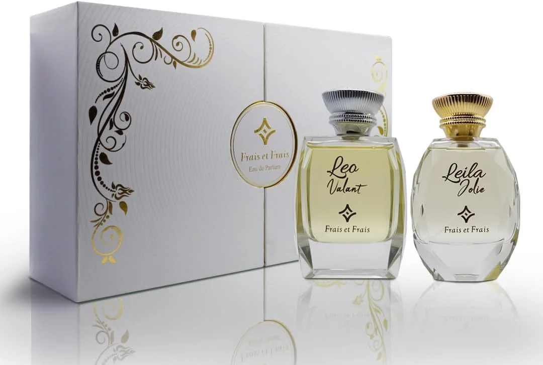 باکس عطرهای لوکس Frais Et Frais - ادو پرفیوم - برای آقایان و بانوان 100 میلی لیتر - رایحه گلی میوه ای گورمند و شرقی چوبی - الهام گرفته از Kayali Eden Sparkling Lychee و Tom Ford Myrrhe Mystère باکس عطرهای لوکس Frais Et Frais - ادو پرفیوم - برای آقایان و بانوان 100 میلی لیتر - رایحه گلی میوه ای گورمند و شرقی چوبی - الهام گرفته از Kayali Eden Sparkling Lychee و Tom Ford Myrrhe Mystère