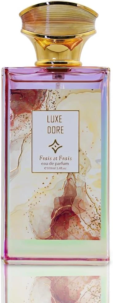 عطر زنانه فراس ات فراس لوکس دور طلایی 100 میلی لیتر - ادو پرفیوم - رایحه گلی زنانه با رایحه گل یاسمن، شکوفه پرتقال و نعناع هندی