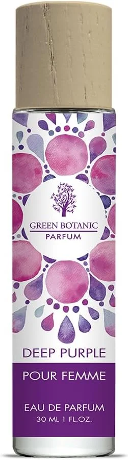 ادو پرفیوم زنانه گرین بوتانیک - رایحه طبیعی و تازه | ماندگاری طولانی با رایحه هلو، یاس و مشک، مناسب برای استفاده روزمره - Deep Purple، 30 میلی لیتر