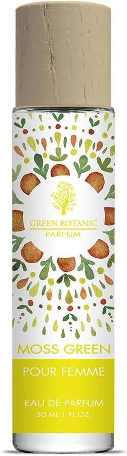 ادو پرفیوم زنانه گرین بوتانیک - رایحه طبیعی و تازه | ماندگاری طولانی با رایحه ترنج، یاس و مشک، مناسب برای استفاده روزمره - سبز خزه‌ای، 30 میلی لیتر