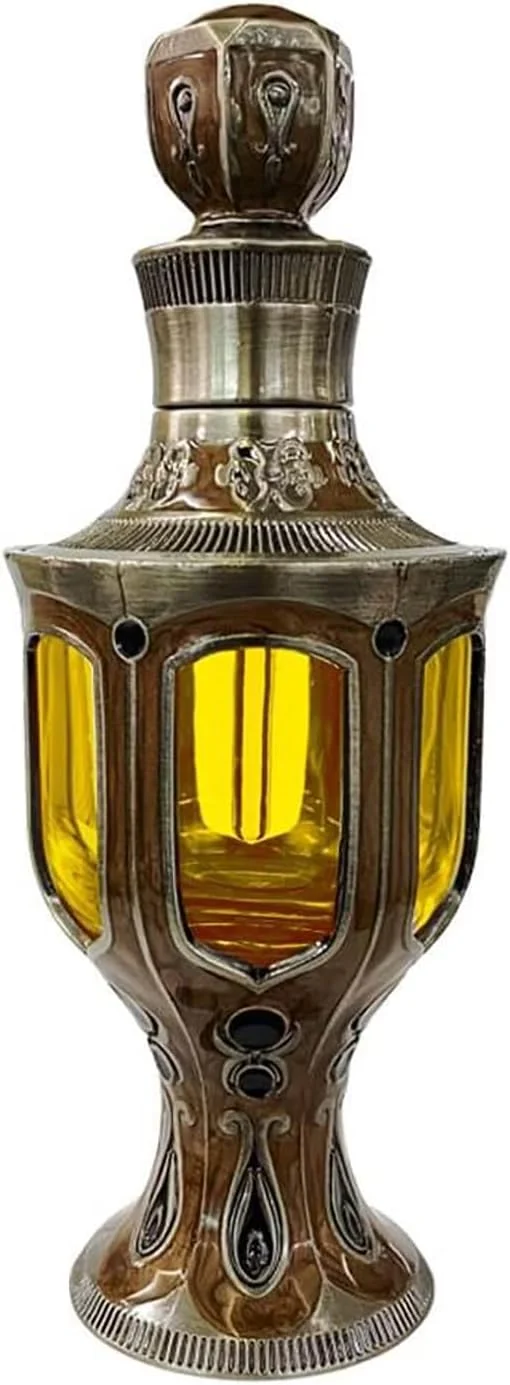 عطر روغنی غلیظ خلاصة العود الحرمین 30 میلی لیتر - عطر عربی بدون الکل و ماندگار برای مردان و زنان - رایحه عود شرقی با رز، مشک، عنبر و چرم
