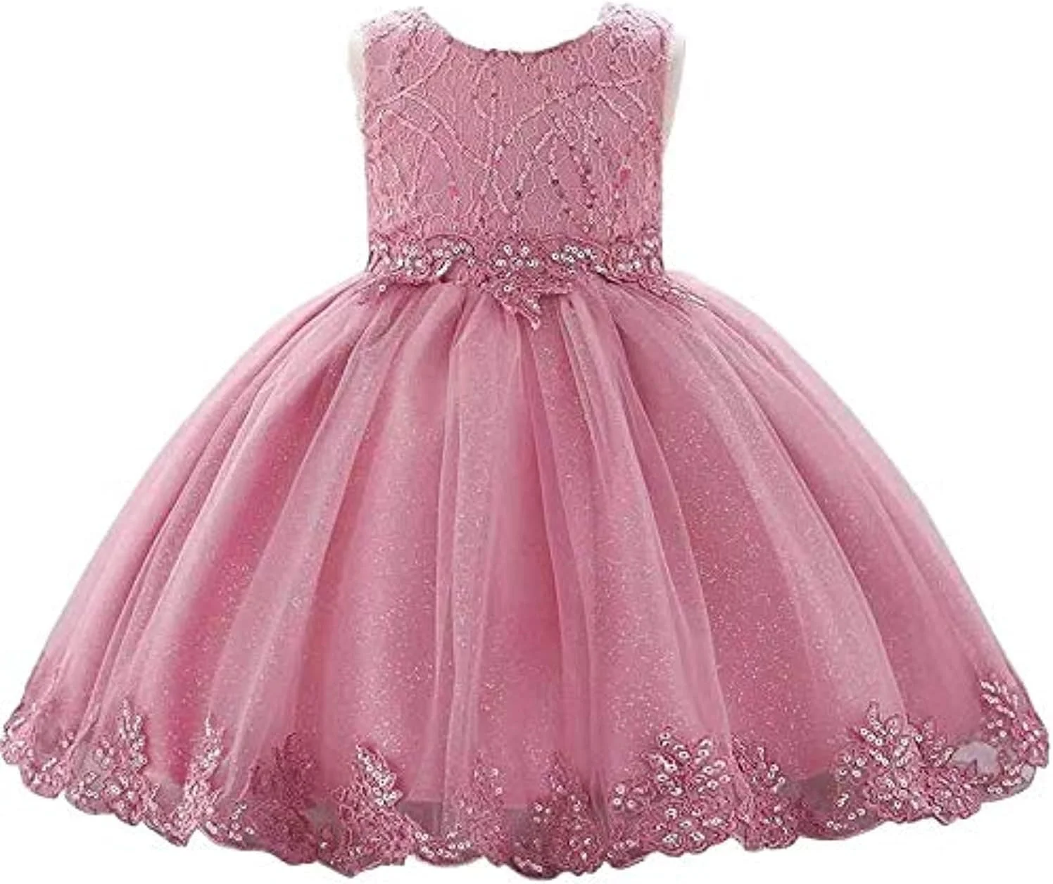 BestGift لباس نوزاد دخترانه توری سفید، لباس های غسل تعمید برای دختران، لباس عروسی جشن تولد 1 سالگی کودک BestGift لباس نوزاد دخترانه توری سفید، لباس های غسل تعمید برای دختران، لباس عروسی جشن تولد 1 سالگی کودک