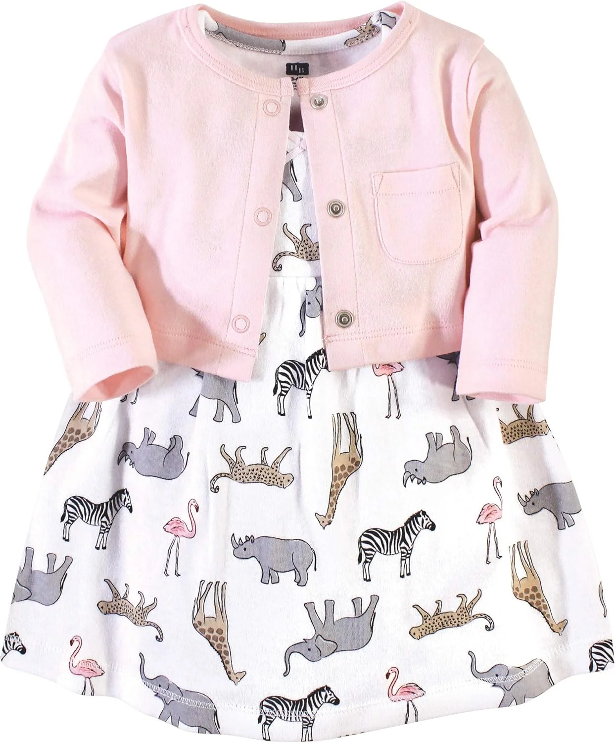 ست پیراهن و ژاکت دخترانه نخی هادسون بیبی، لباس غیر رسمی