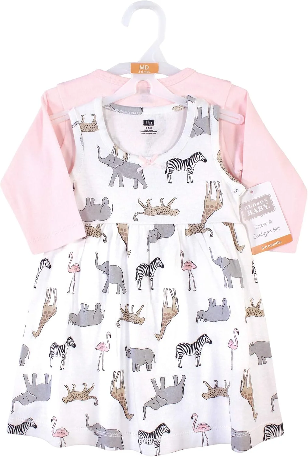 ست پیراهن و ژاکت دخترانه نخی هادسون بیبی، لباس غیر رسمی