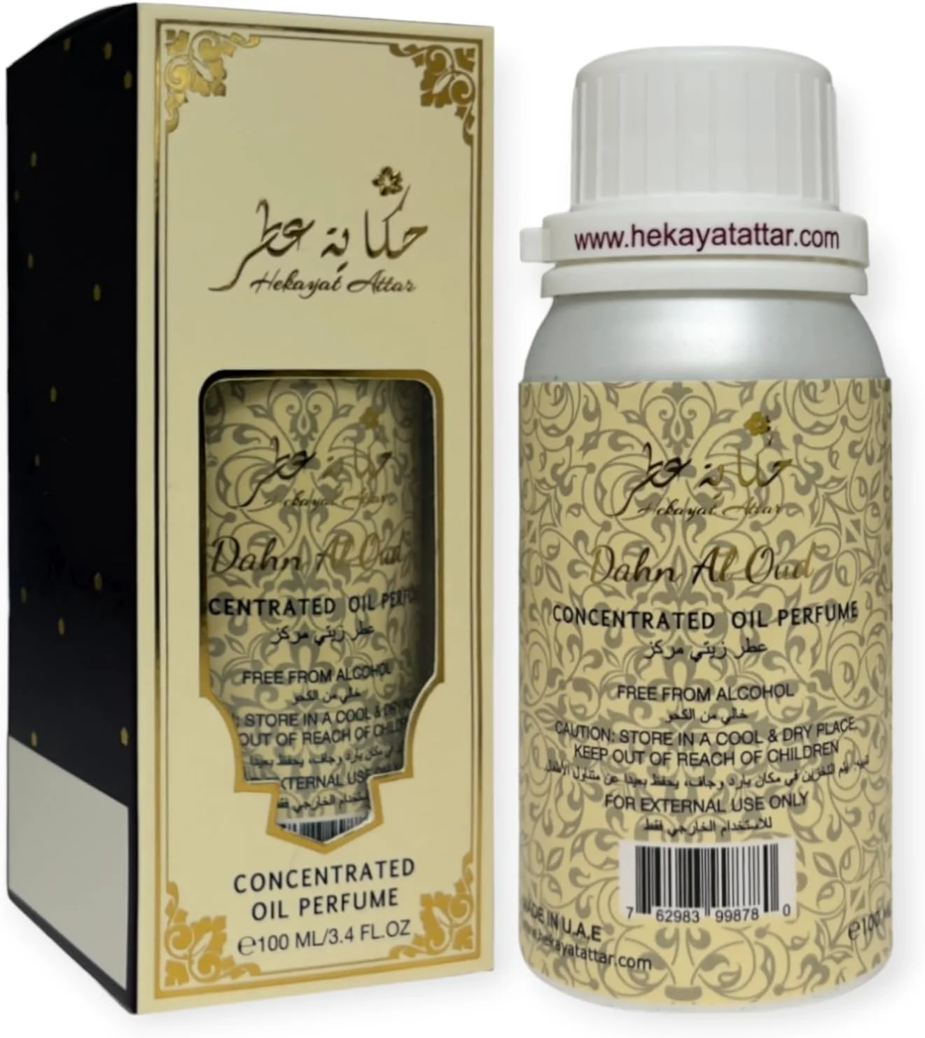 عطر روغنی متمرکز حکایات عطار دهن العود 100 میلی لیتر، 140.0 گرم، 100.0 میلی لیتر، 1