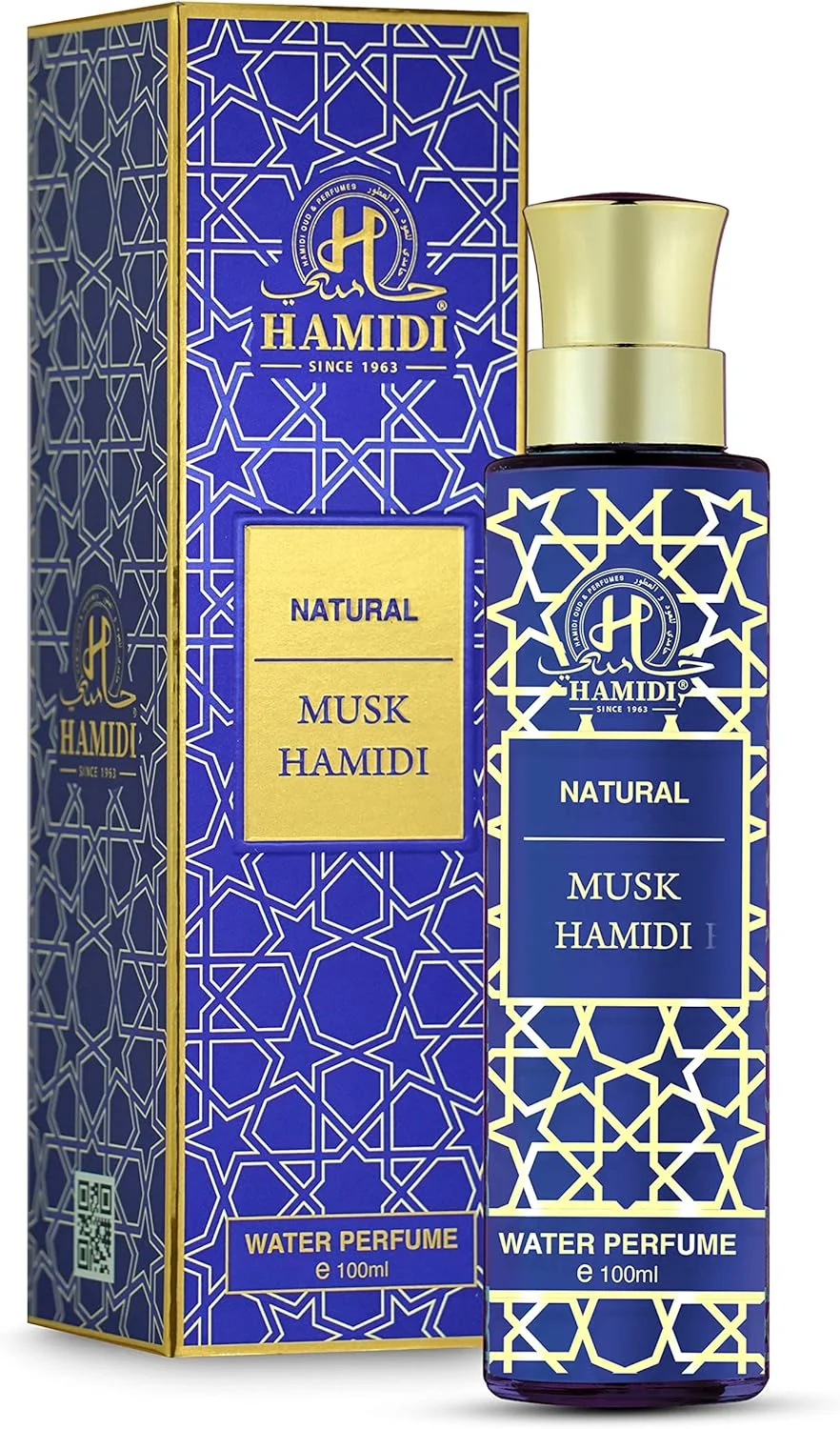 عطر آبی مشک طبیعی غیر الکلی حمیدی، عطرهای آبی حمیدی مناسب برای آقایان و بانوان 100 میلی لیتر - مجموعه امضا - عطر مردانه - عطر زنانه - رایحه - پیشنهادات ویژه - بدون الکل - ماندگاری طولانی