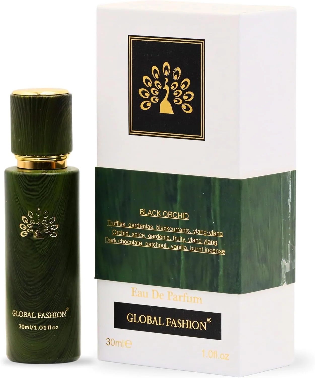 ادو پرفیوم زنانه گلوبال فشن مدل Black Orchid - عطر لوکس زنانه با رایحه ترافل، انگور فرنگی سیاه، یلانگ یلانگ، وانیل و نعناع هندی، ماندگاری طولانی، رایحه شرقی گلی، هدیه برای او، 30 میلی لیتر