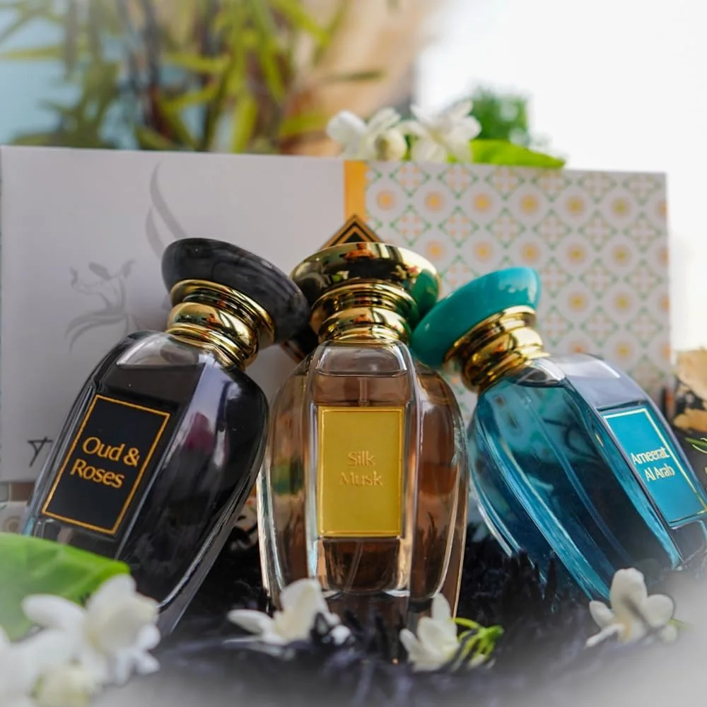 مجموعه عطر 3 تکه GLAND LURES Ameerat Al Arab ادو پرفیوم مجموعه عطر 3 تکه GLAND LURES Ameerat Al Arab ادو پرفیوم
